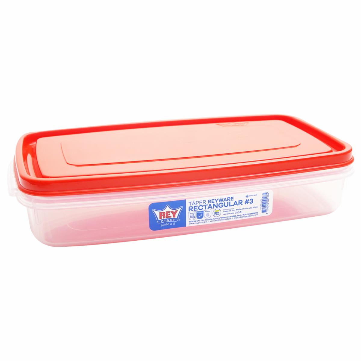 Repostero Reyware Rectangular N3 REY PLAST 1.4 Litros