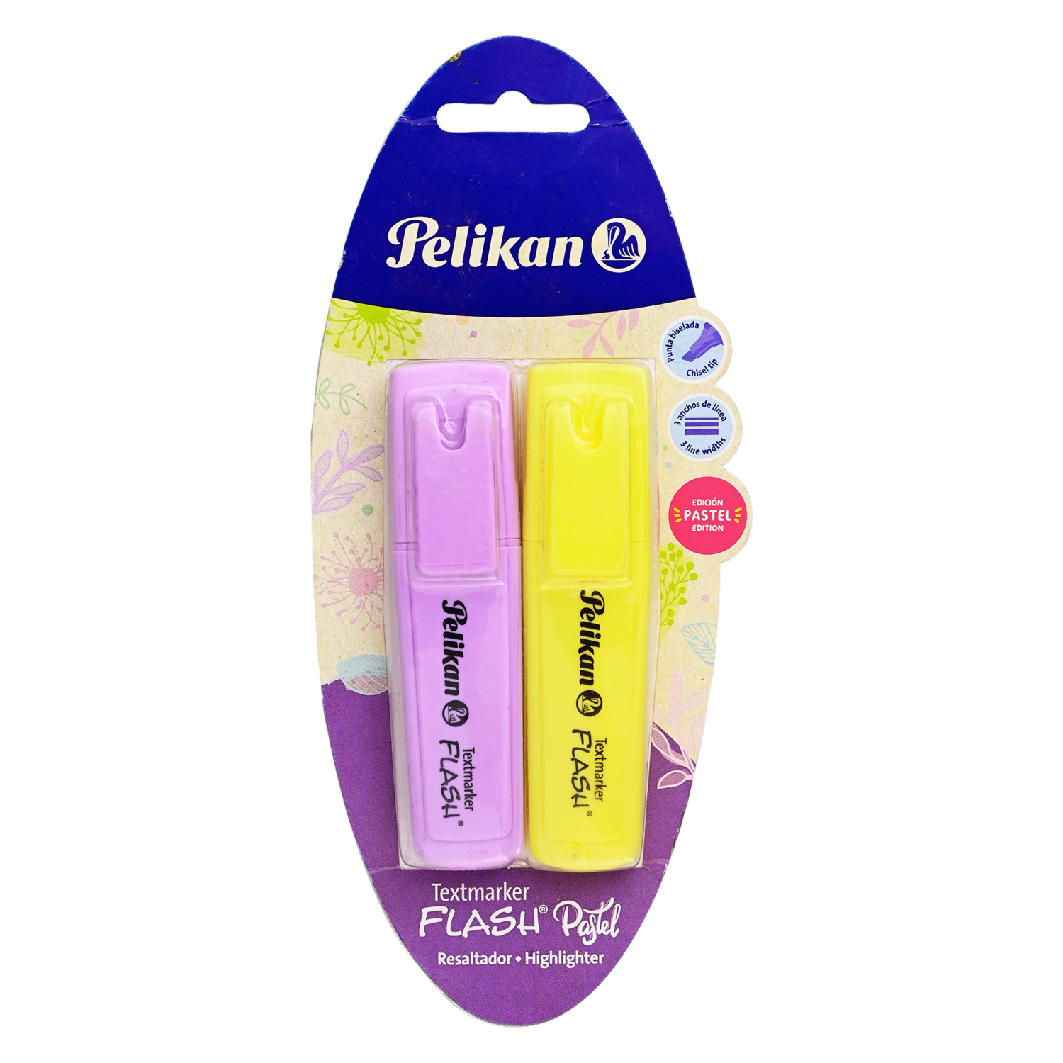 Marcador Resaltador Flash Pastel PELIKAN X 2 Uds
