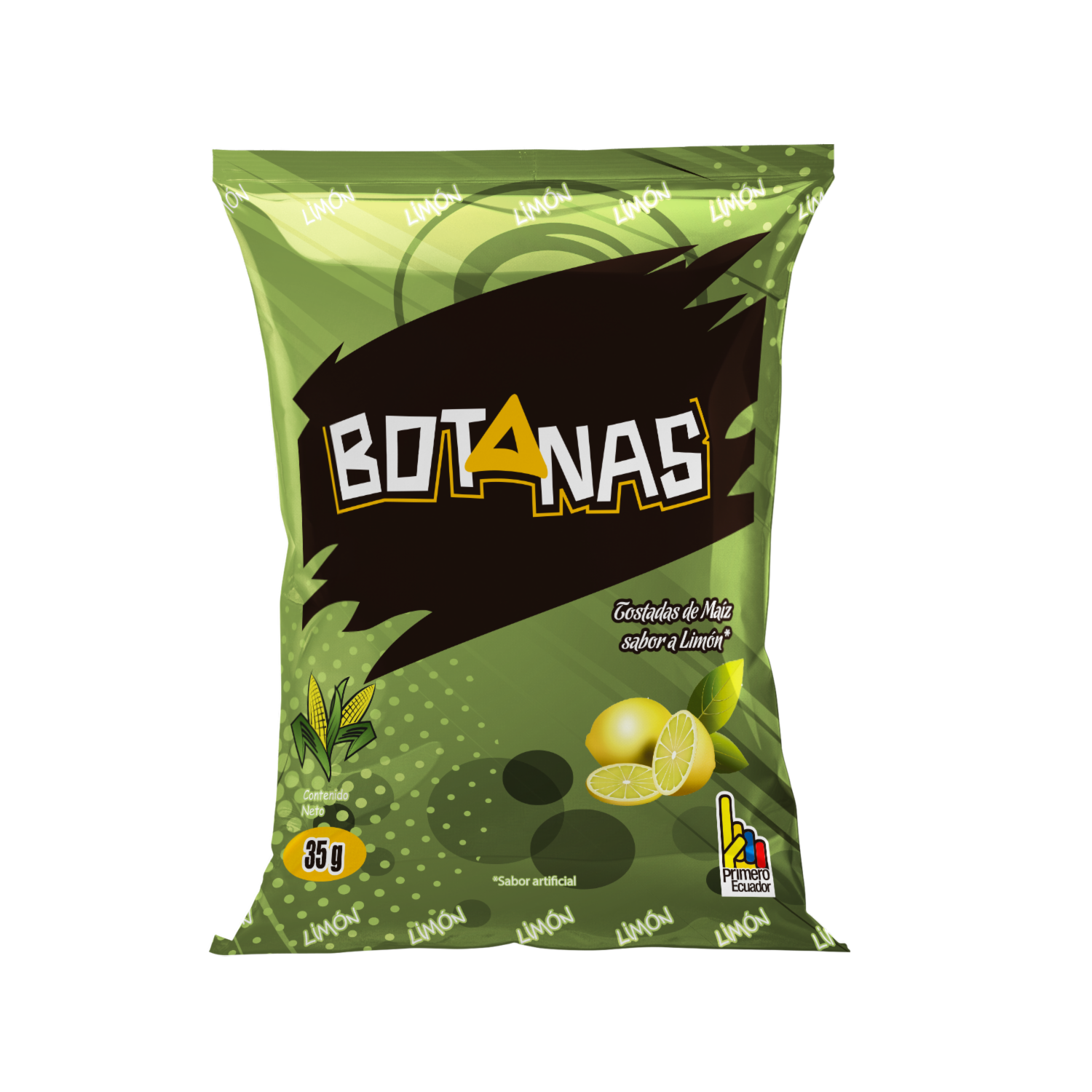 Bocaditos De Maíz Sabor Limón BOTANAS 35 G