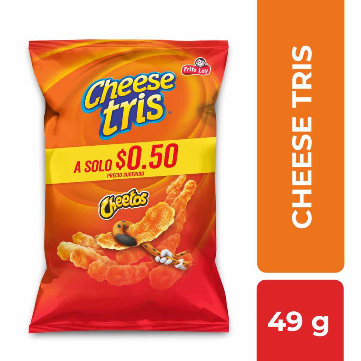 Bocaditos De Maíz Sabor A Queso CHEESE TRIS 49 G