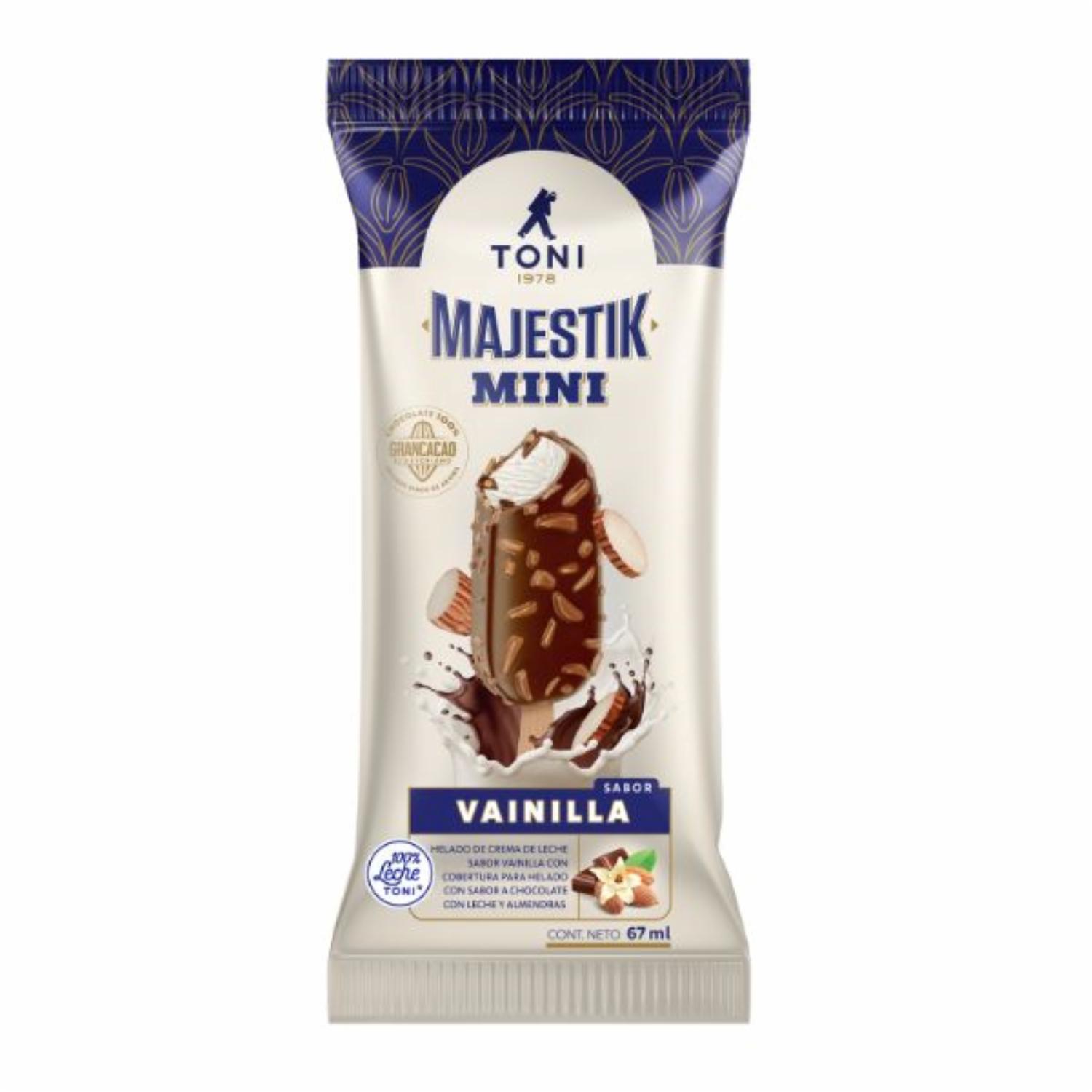 Helado Majestik Mini Vainilla TONI 67 Ml