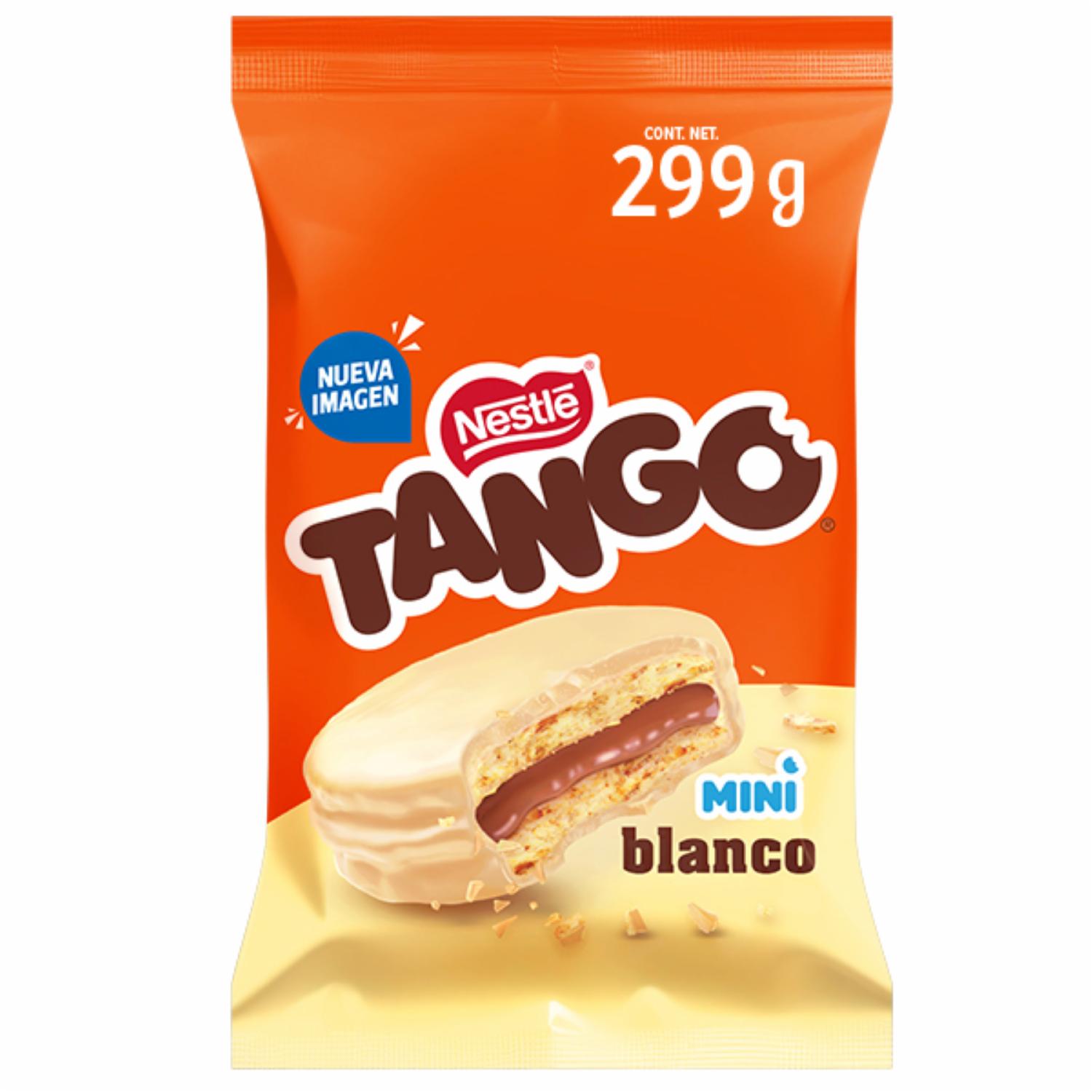 Galletas Dulces Recubierta De Chocolate Blanco TANGO 299 G