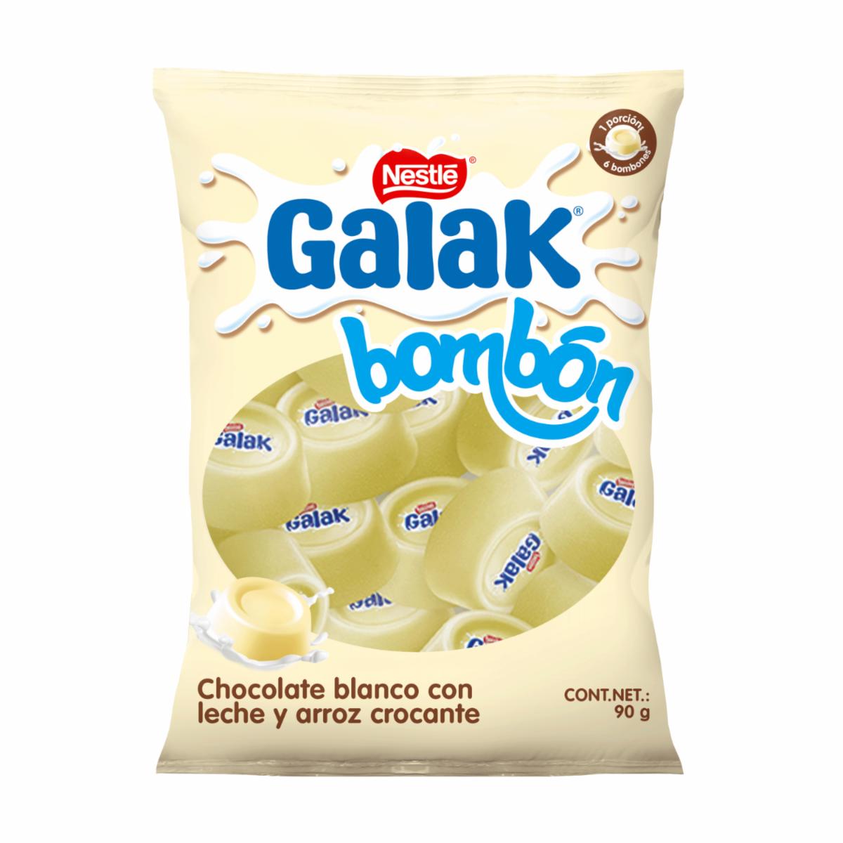 Chocolate Blanco Con Leche GALAK 90 G