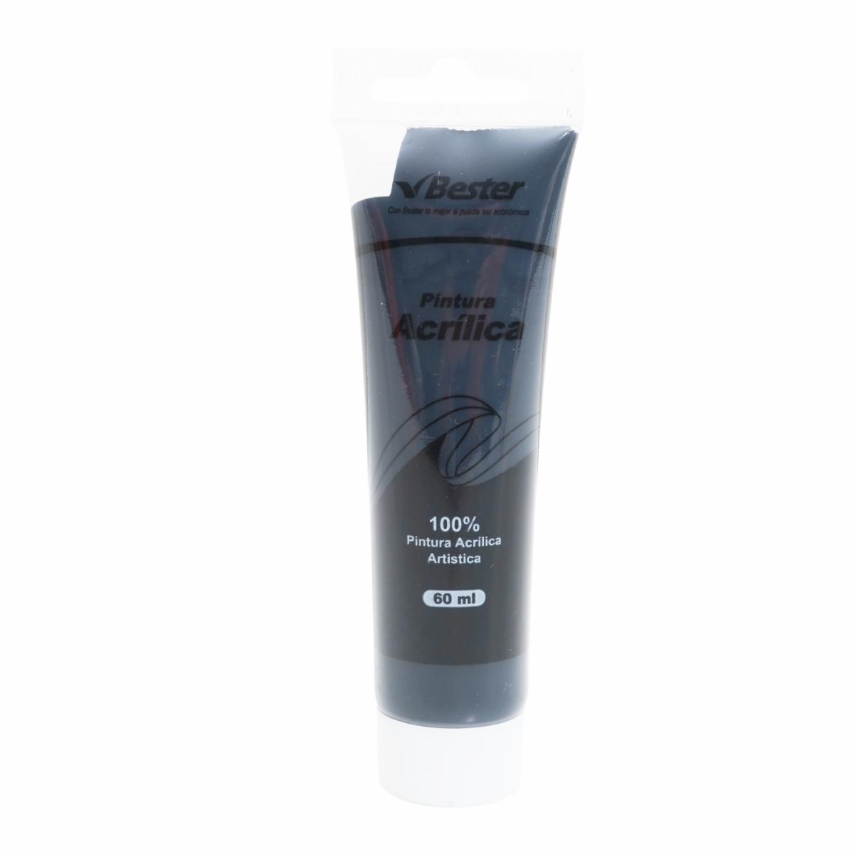 Pintura Acrílica Negra BESTER 60 Ml