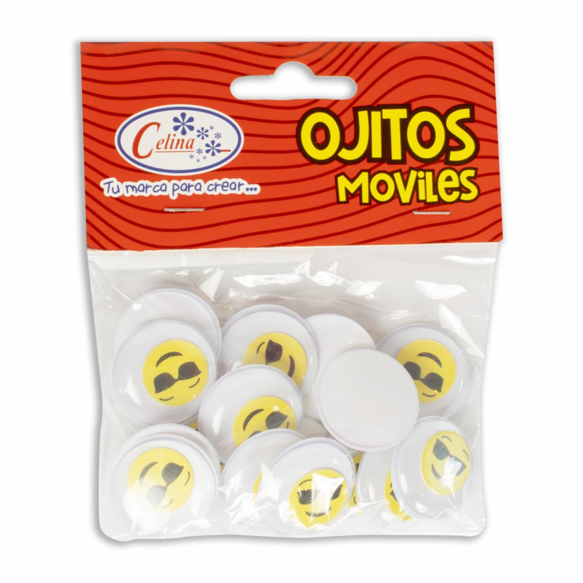 Ojitos Didácticos Con Pestañas De Colores CELINA 1 Pieza