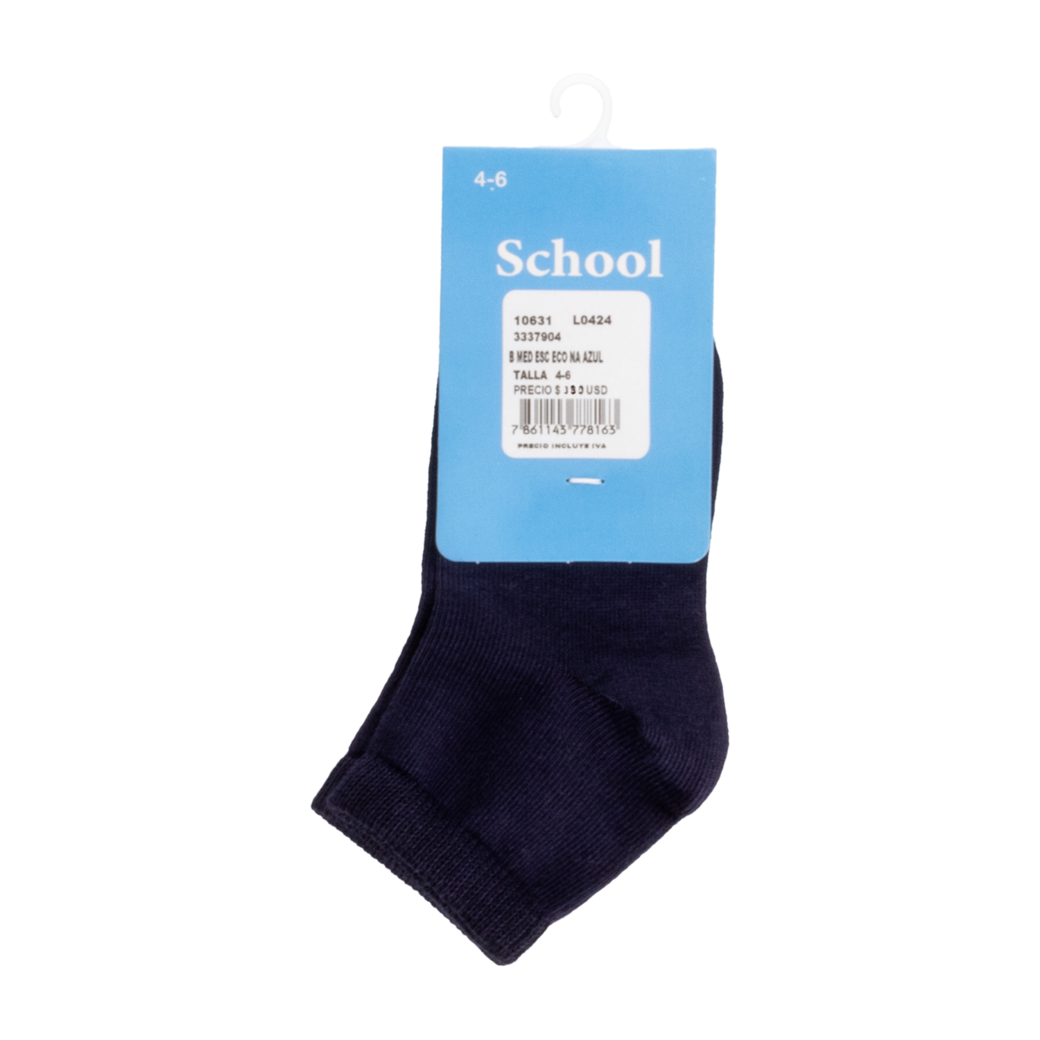 Medias Escolares Eco Azul MECRISGA Talla 4 – 6