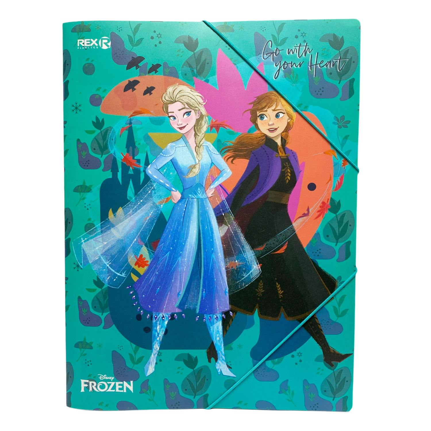 Folder Con Elástico Diseño Frozen REX PLASTICS A4