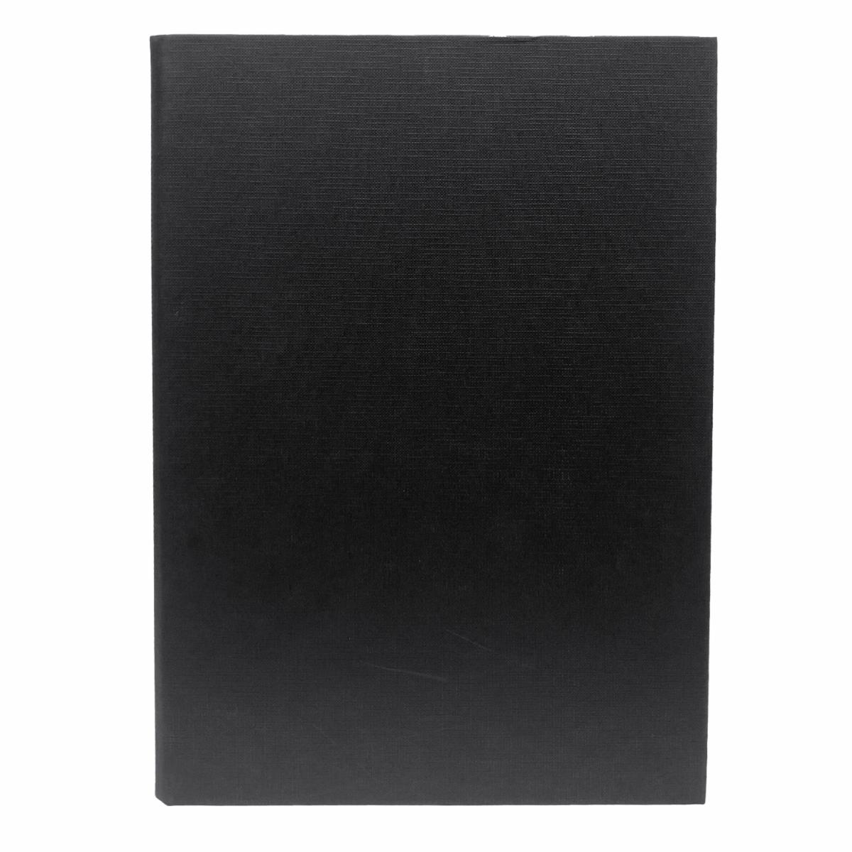 Carpeta 2 Argollas Bicolor Negro IDEAL A4