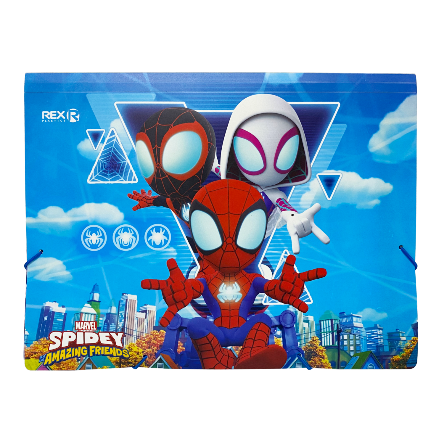 Archivador Acordeón 6 Compartimientos Spidey REX PLASTICS A4