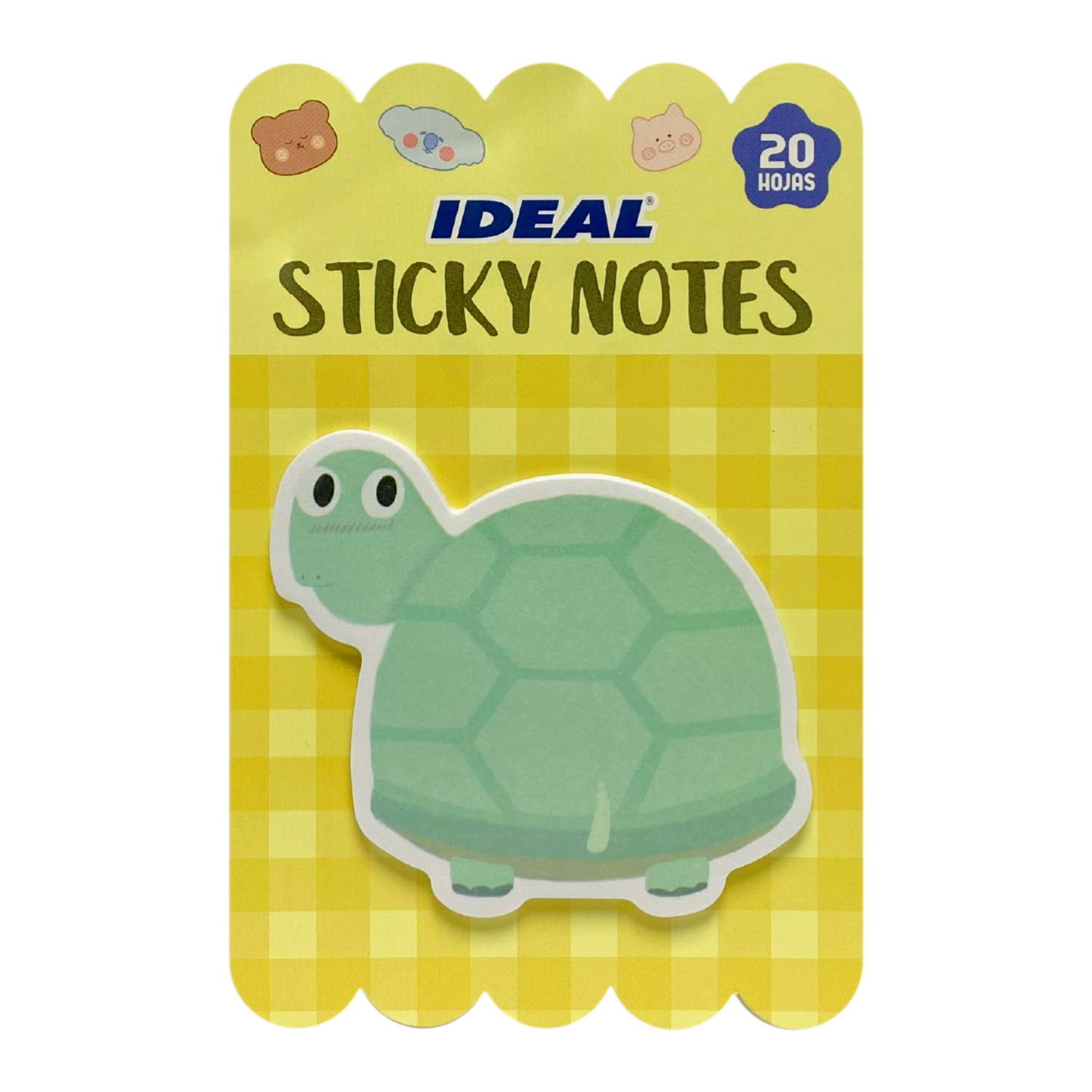 Notas Adhesivas Animales Surtidas IDEAL 20 Hojas