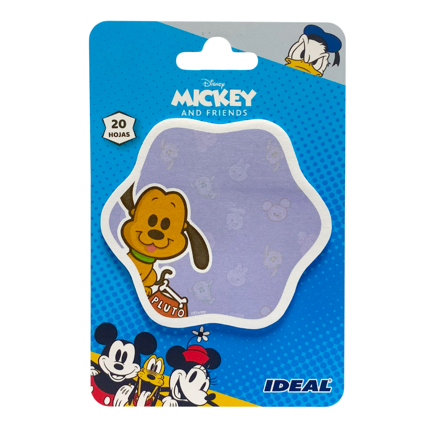 Notas Adhesivas Mickey & Friends IDEAL 20 Hojas 15.5X8