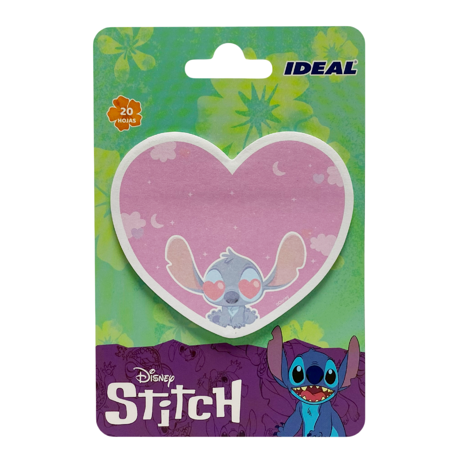 Notas Adhesivas Lilo & Sticth IDEAL 20 Hojas 15.5X8