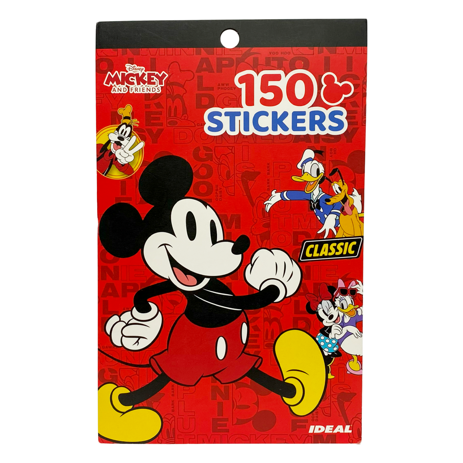 Block Stickers Mickey 150 Unidades. IDEAL A5