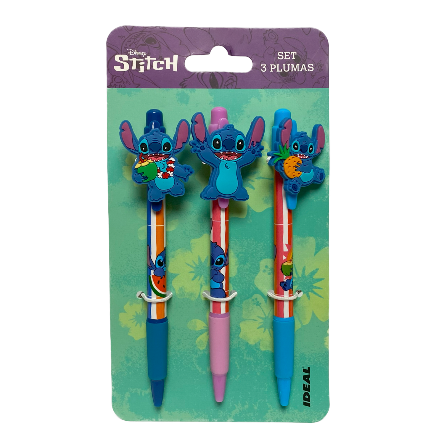 Set Bolígrafos Stitch IDEAL X3 Uds