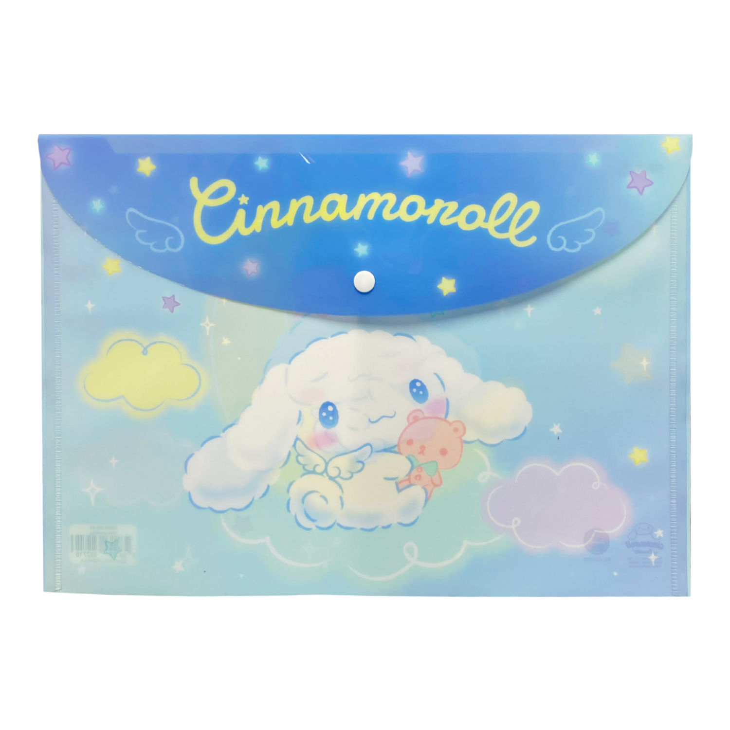 Sobre Porta Documento Diseño Cinnamoroll Con Broche REX PLASTICS A4