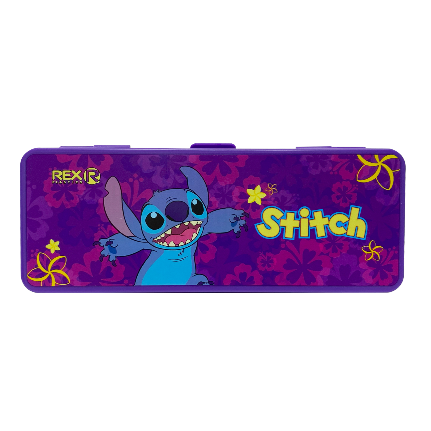 Cartuchera Plástica Doble Servicio Stitch REX PLASTICS 20.5×7.5