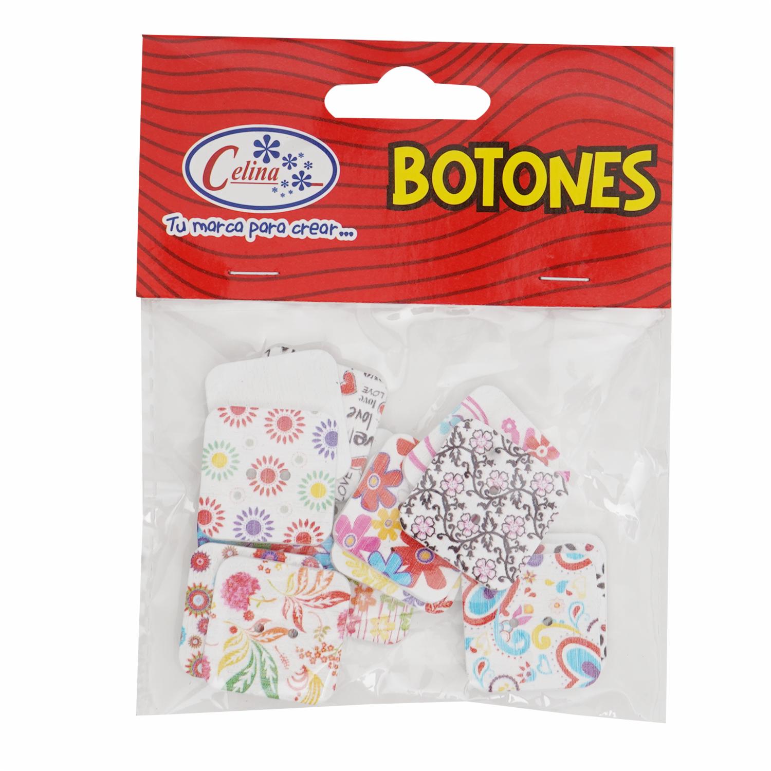 Botones De  Flores CELINA 1 Pieza