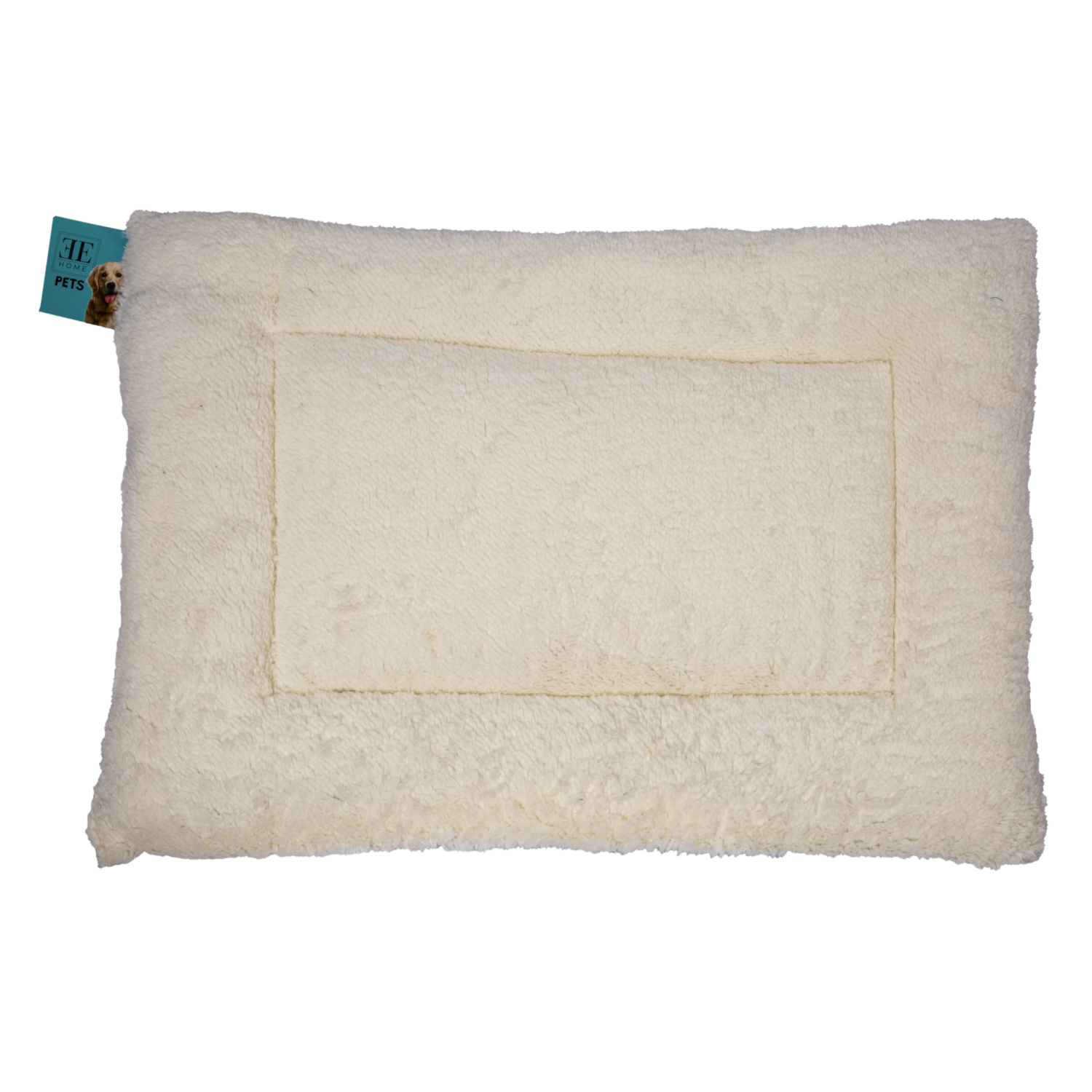 Cama Para Mascota Colchoneta Soft Esmeralda Blanco CASAMIGA 50Cm X 70Cm