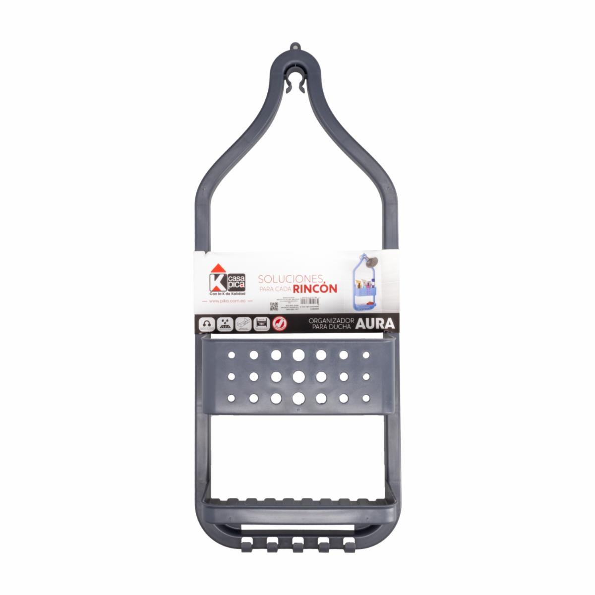 Organizador De Baño Diseño  Aura  Gris CASA PICA 68X27.3 Cm