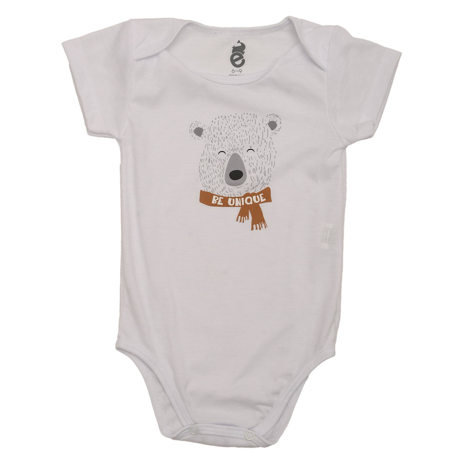 Body Manga Corta Cuello Redondo Pechera Estampada EDWINÝS JR.