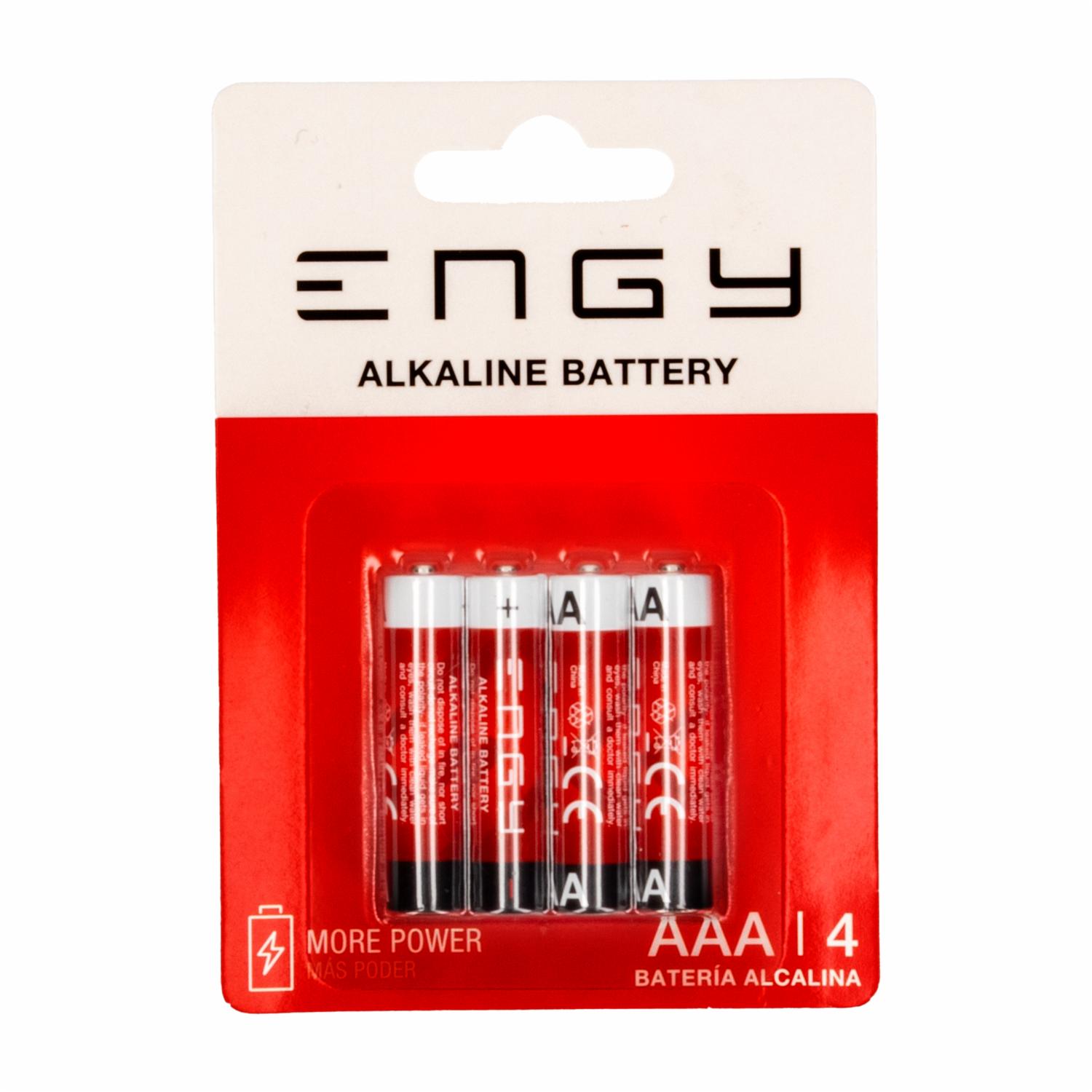 Pilas Alcalinas AAA ENGY X 4 Uds