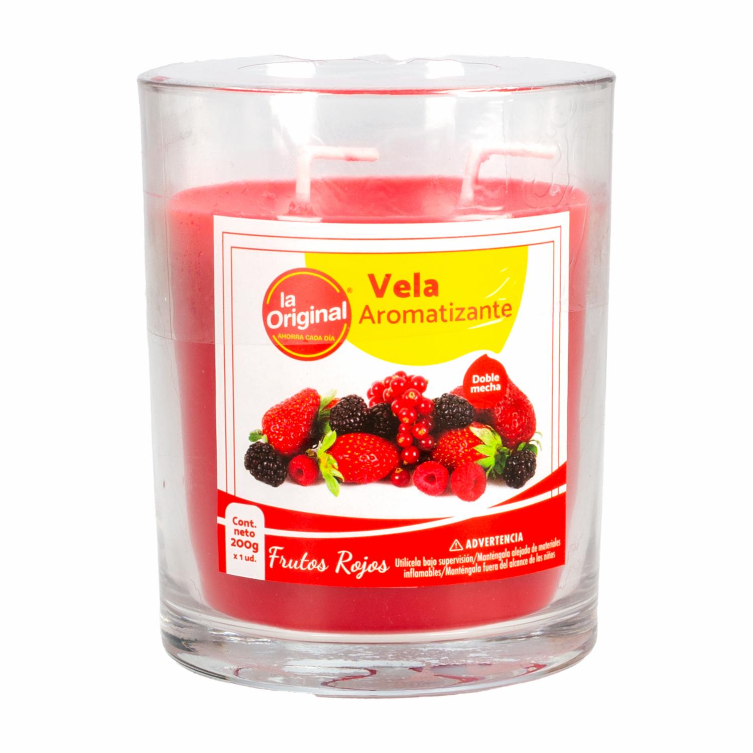 Vela Aromática Frutos Rojos LA ORIGINAL 200 G