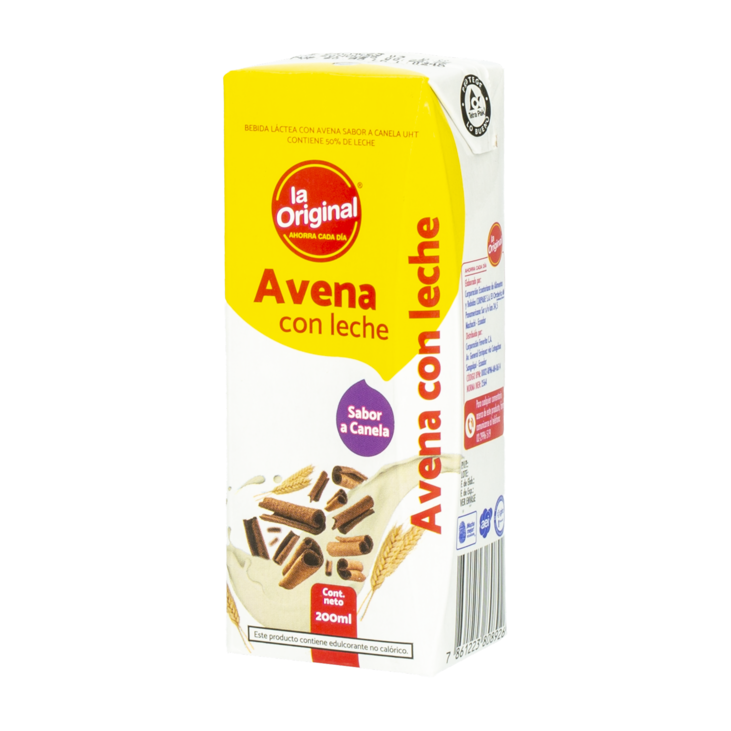 Bebida De Avena Con Leche LA ORIGINAL 200 Ml