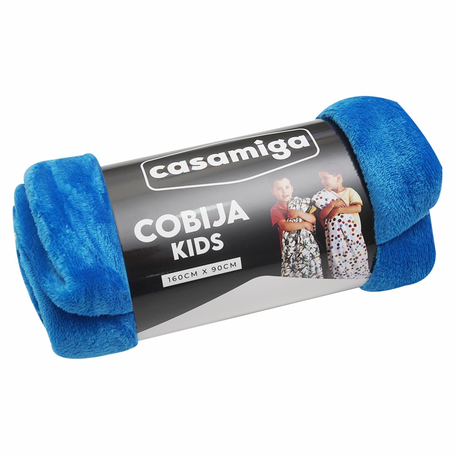 Cobija Kids Soft Azul CASAMIGA 160X90Cm