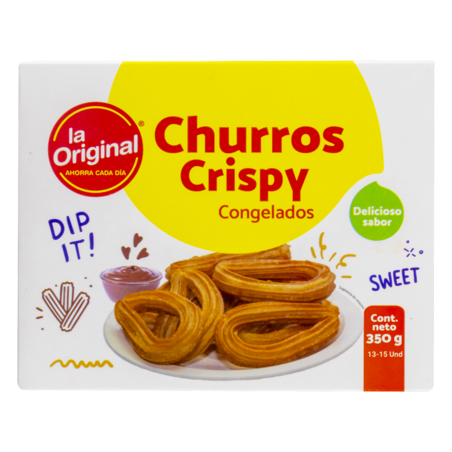 Churros Crispy Congelados LA ORIGINAL 350 G