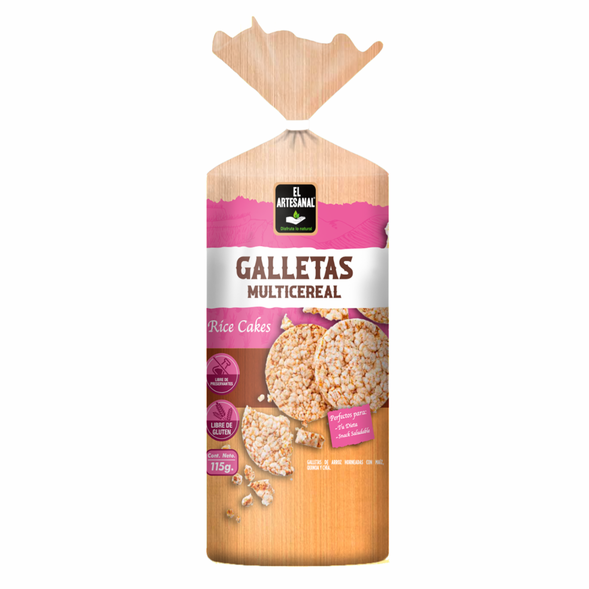 Galleta Multicereal EL ARTESANAL 115 G