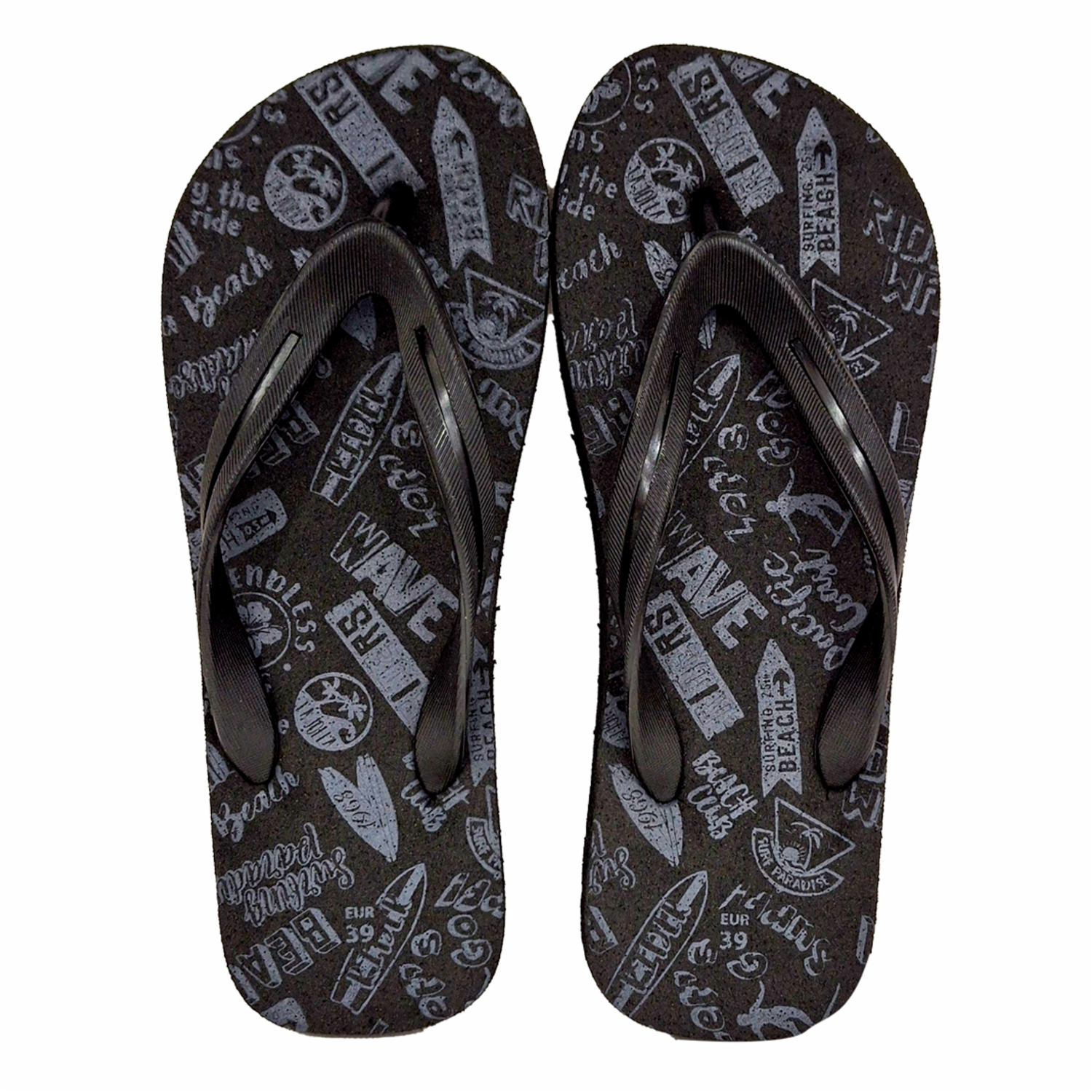 Sandalias De Playa Negro Caballero BORA BORA