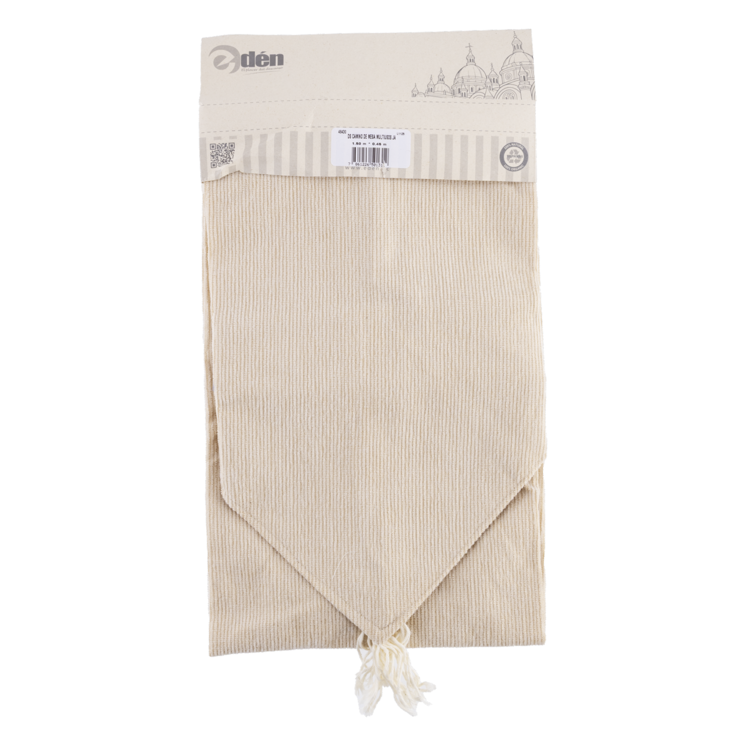 Camino De Mesa Multiusos Jack Beige EDÉN 150X45 Cm