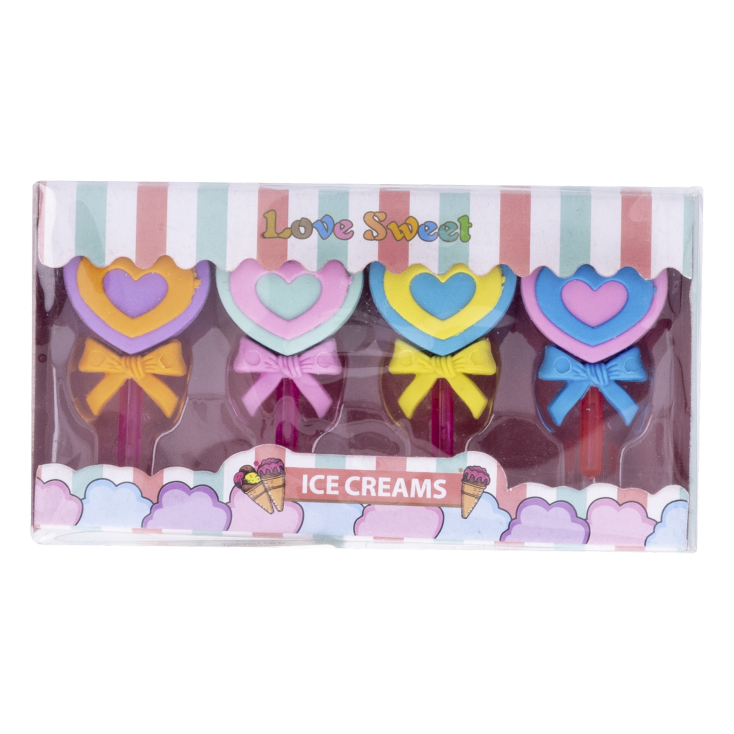 Borrador Dulces IMPORTADORA CUMPLEAÑOS X 4 Uds