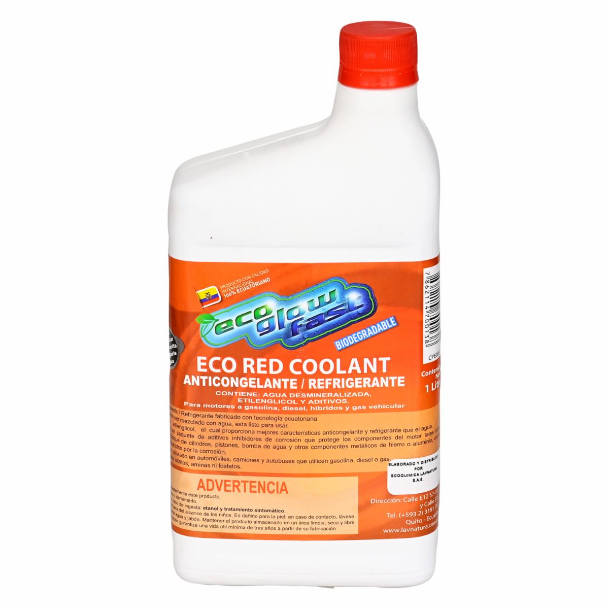 Anticongelante Tipo Refrigerante 1000Ml ECO GLOW FAST Unidad