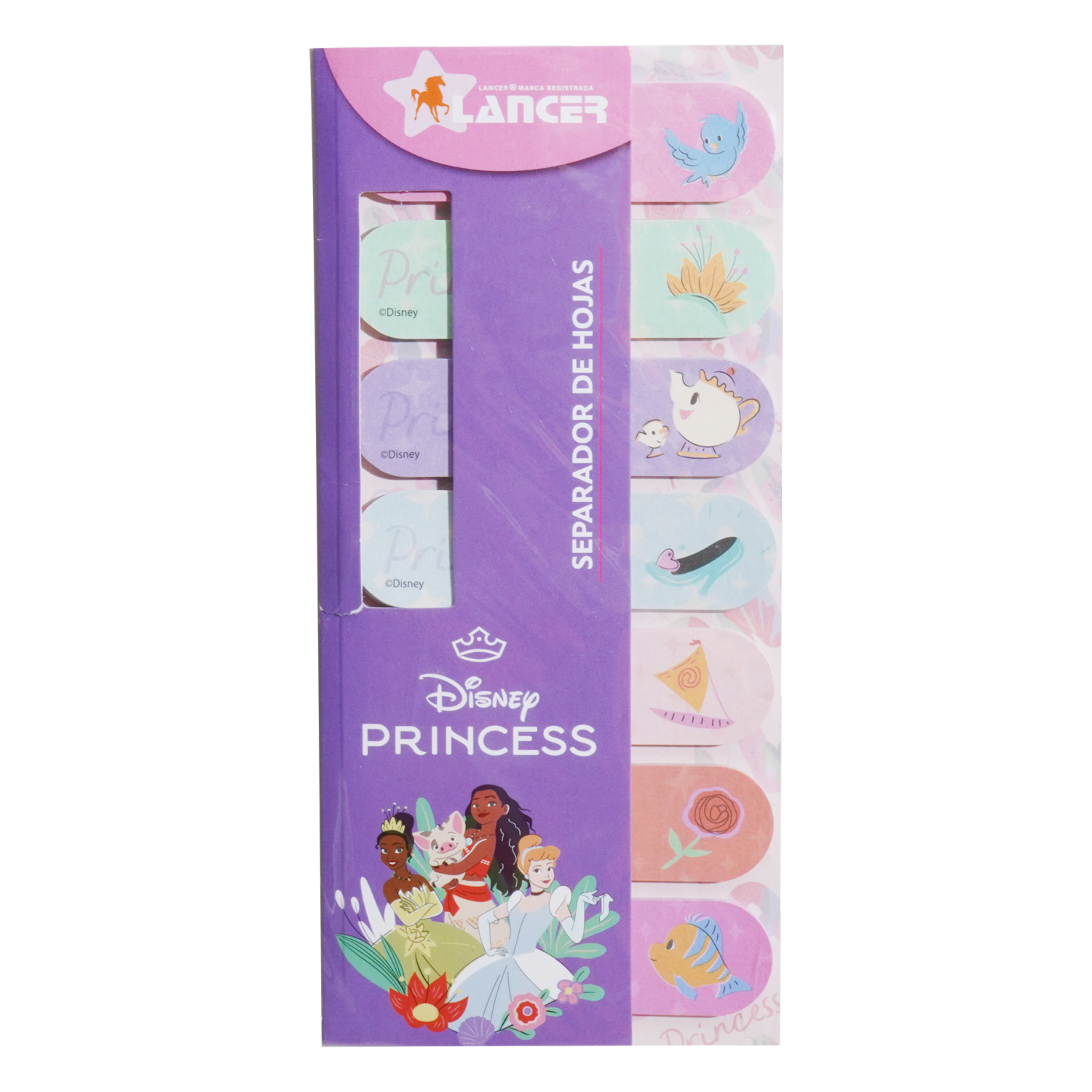 Separador De Hojas Diseño Princesas DISNEY 140 hojas