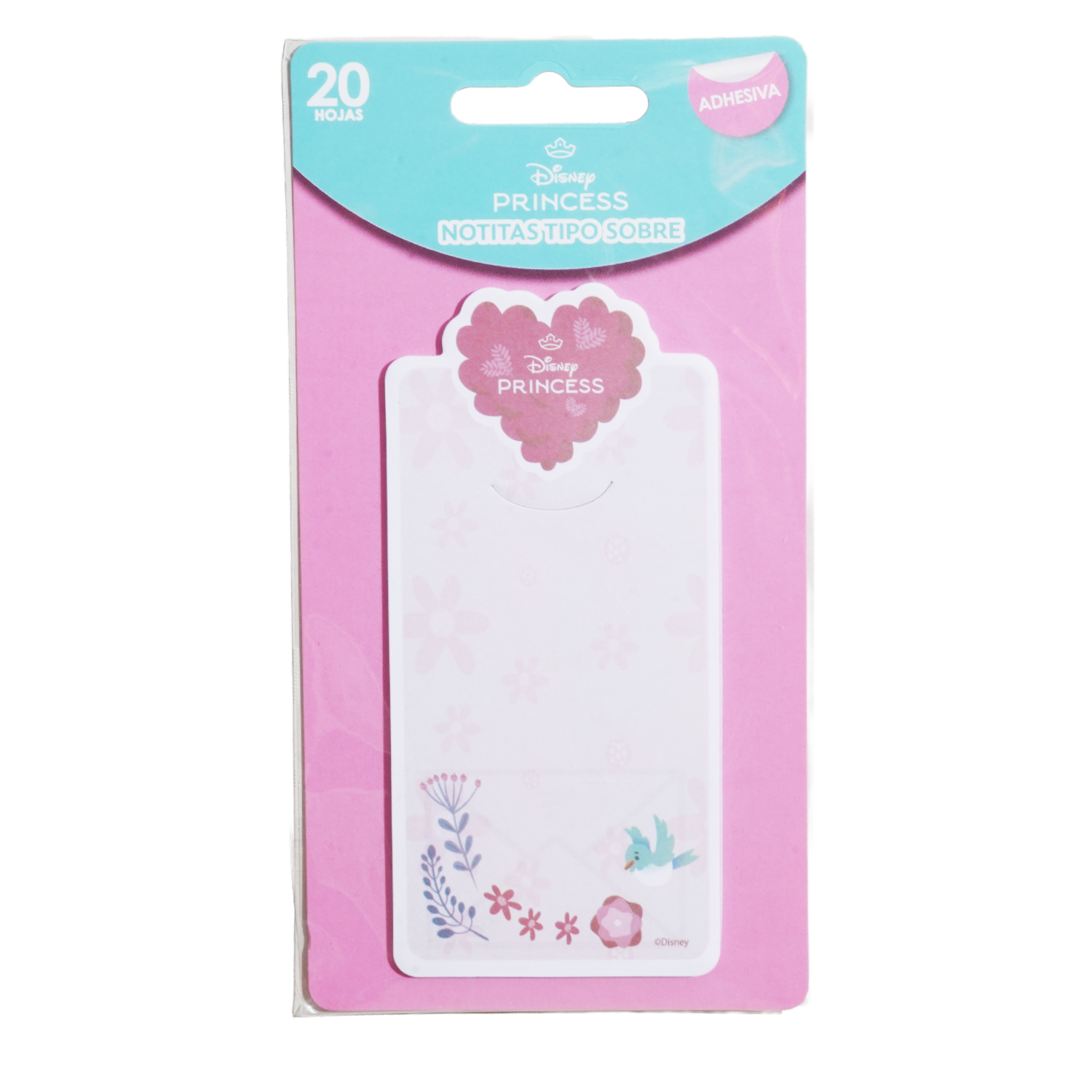 Notas Adhesivas Diseño Princesas DISNEY 20 hojas