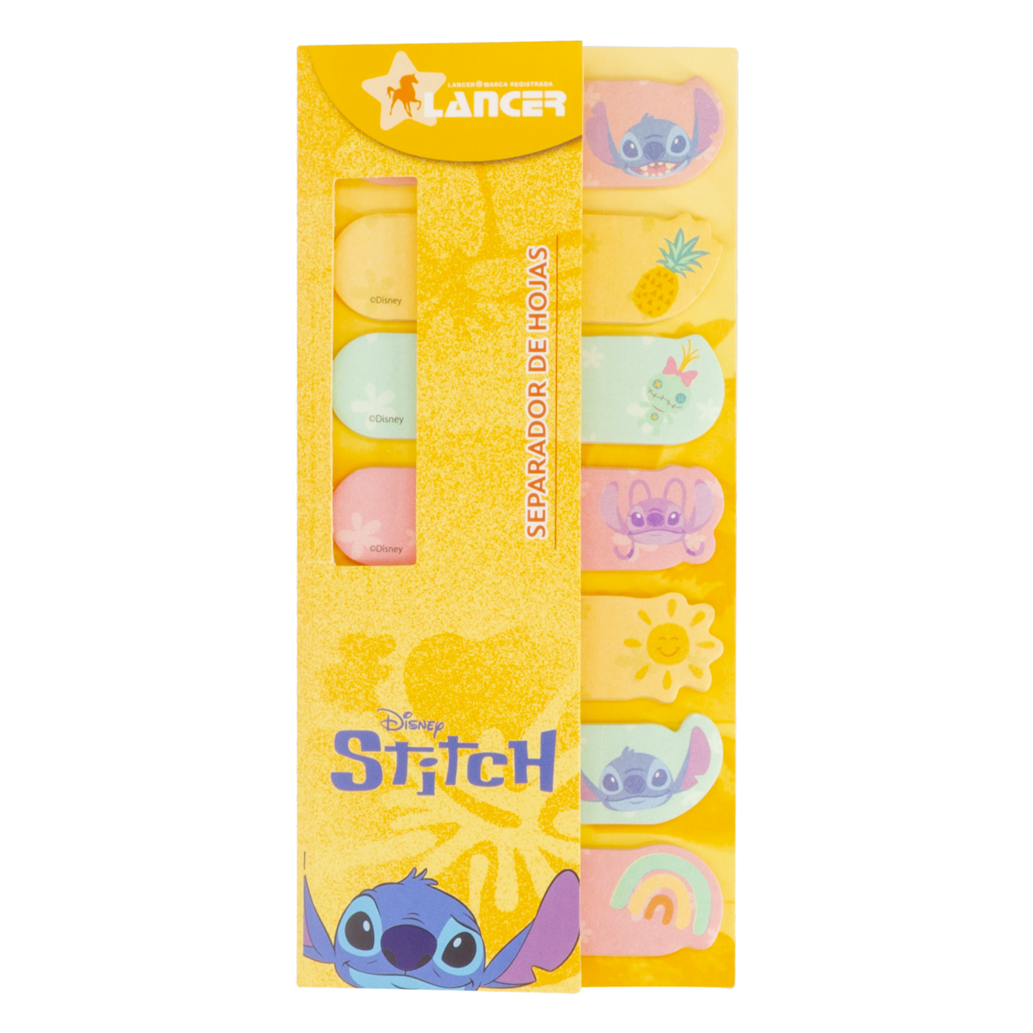 Separador De Hojas Diseño Stitch Surtidas DISNEY 140 Hojas