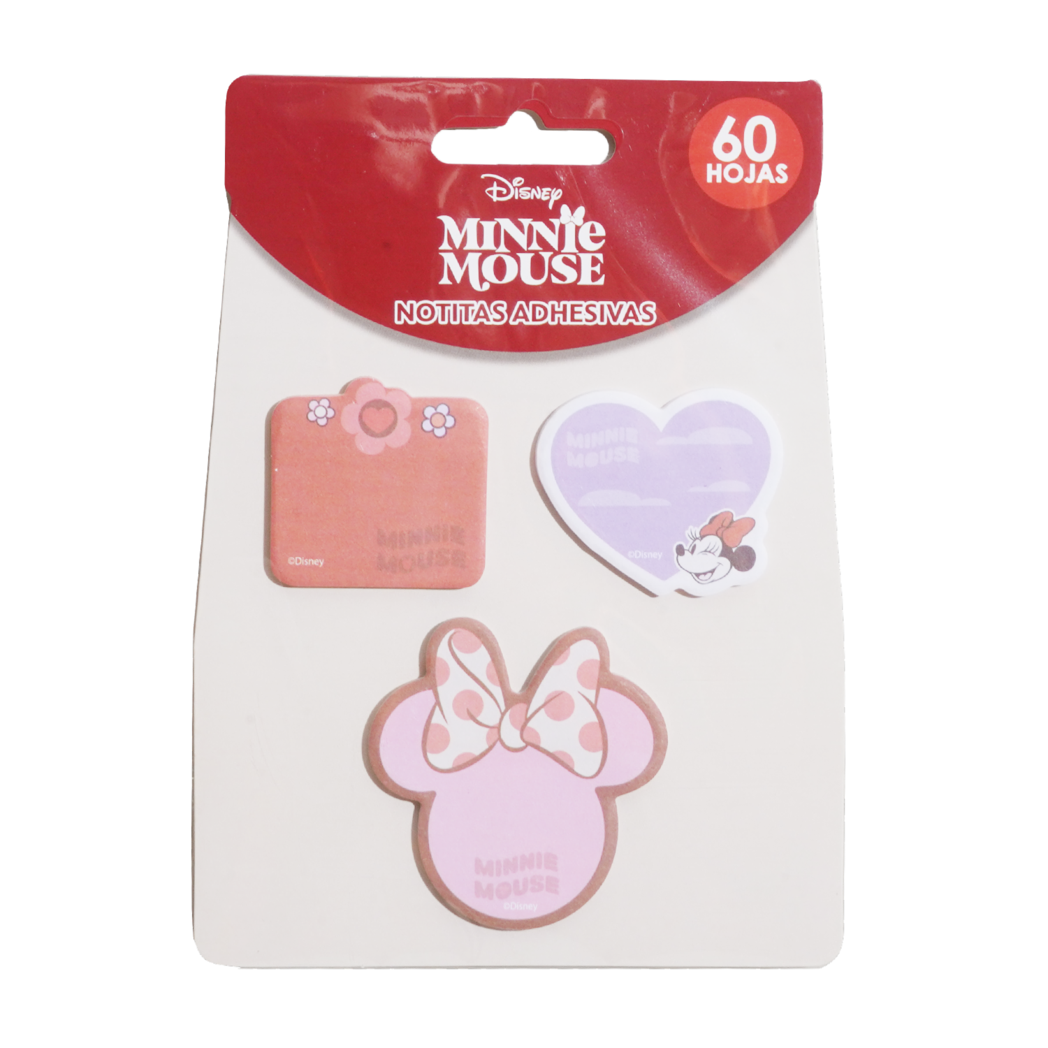 Notas Adhesivas Diseño Minnie DISNEY 60 hojas