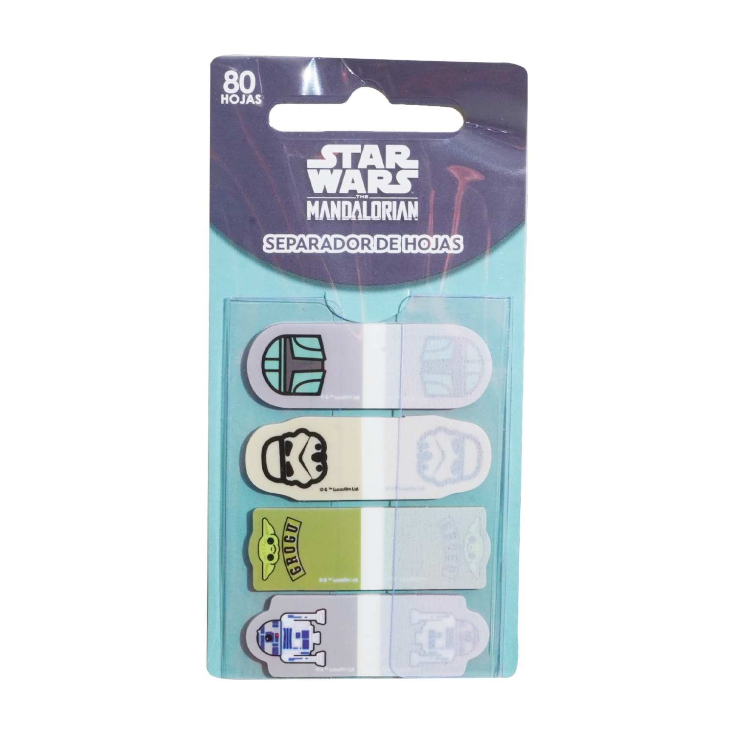 Separador De Hojas Diseño Mandalorian DISNEY 80 hojas
