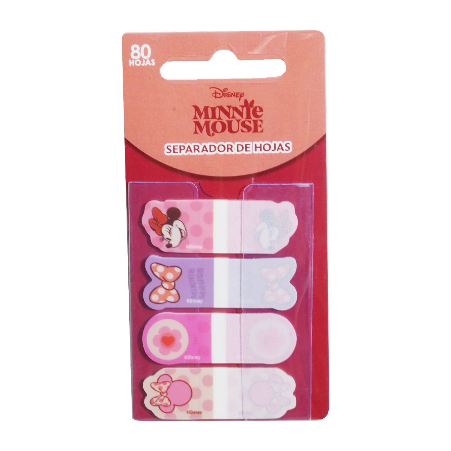 Separador De Hojas Diseño Minnie DISNEY 80 hojas