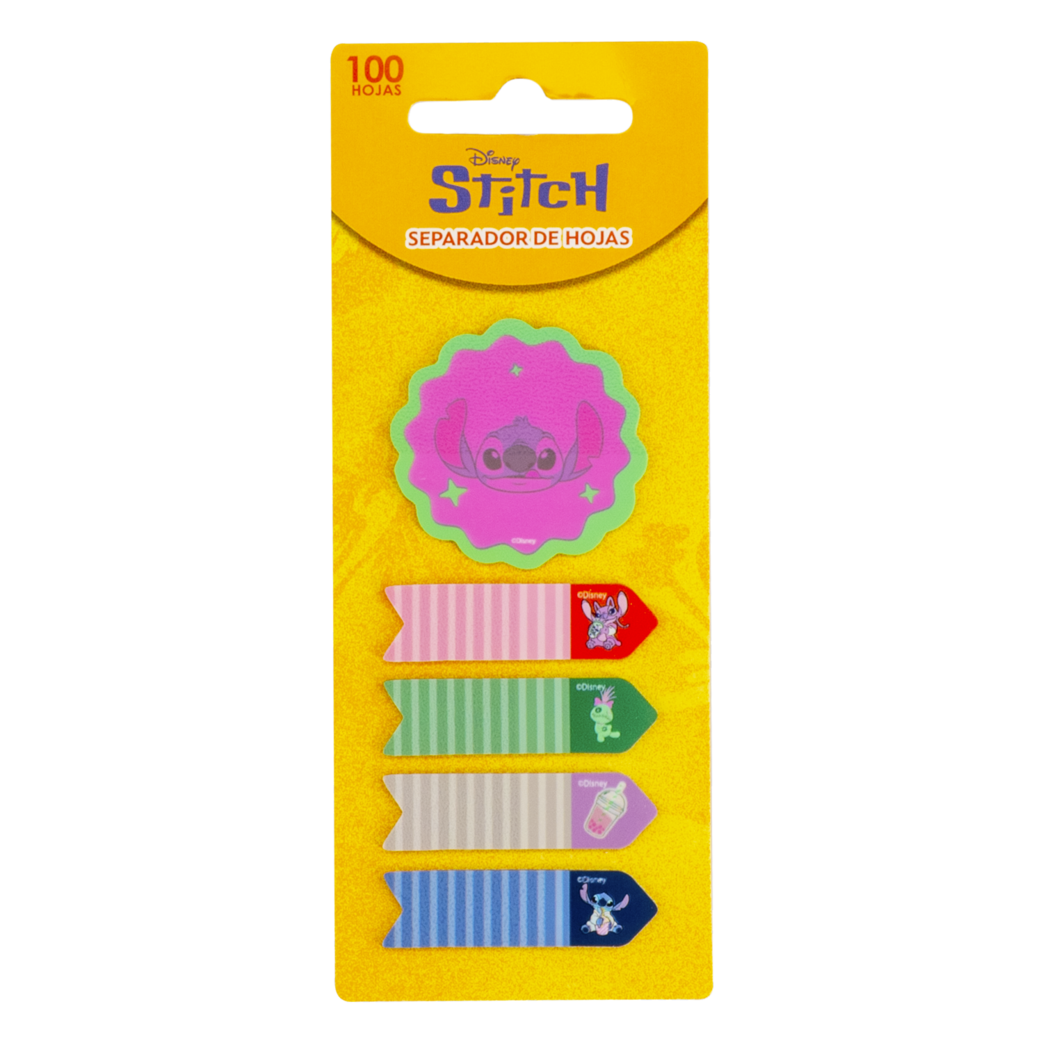 Separador De Hojas Diseño Stitch Surtidas DISNEY 100 Hojas