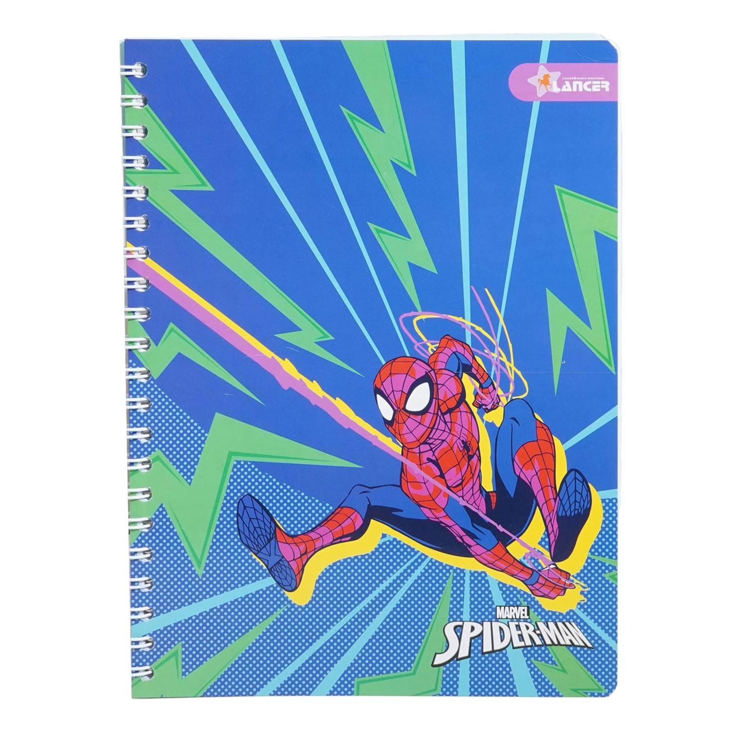 Cuaderno Universitario Spiderman De Cuadros DISNEY 100 Hojas
