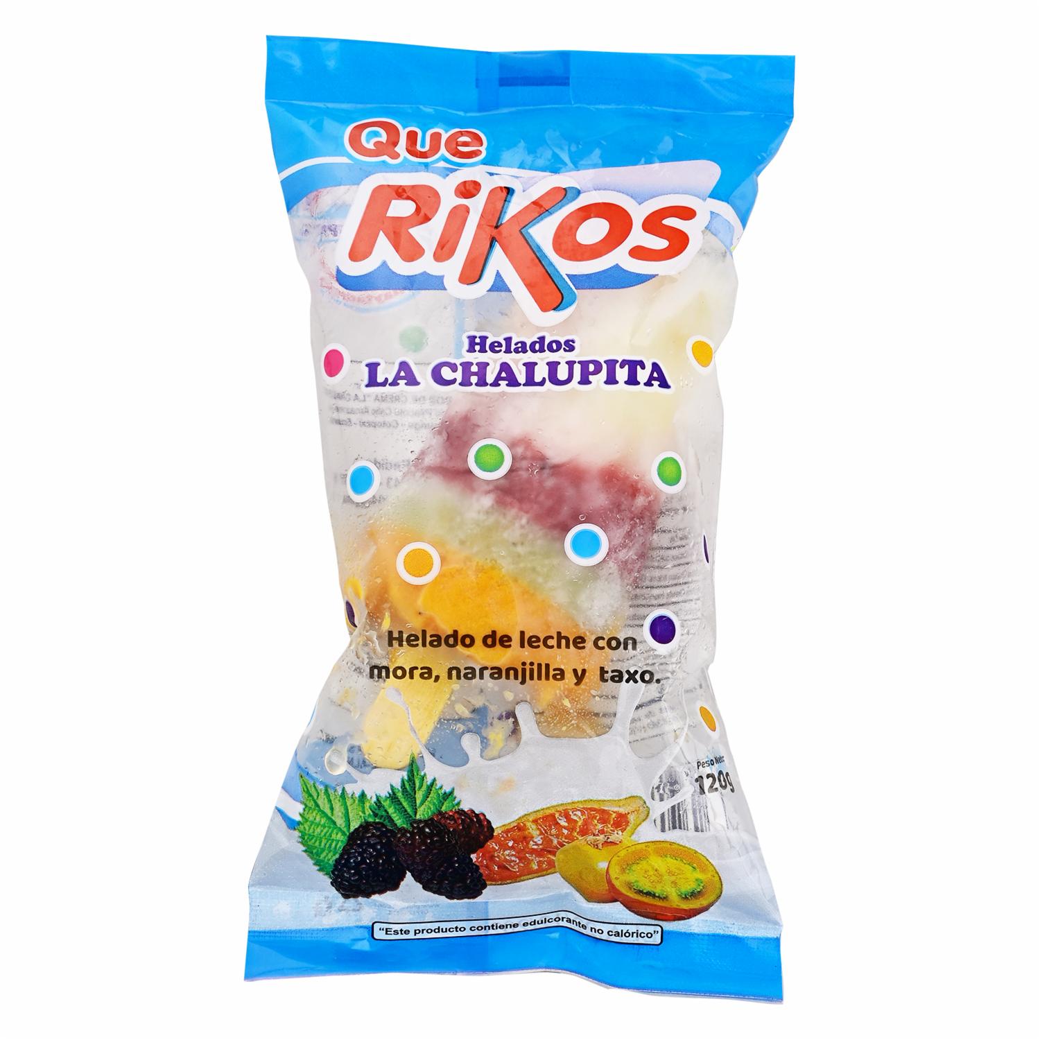 Helados La Chapulita QUE RIKOS 120 G