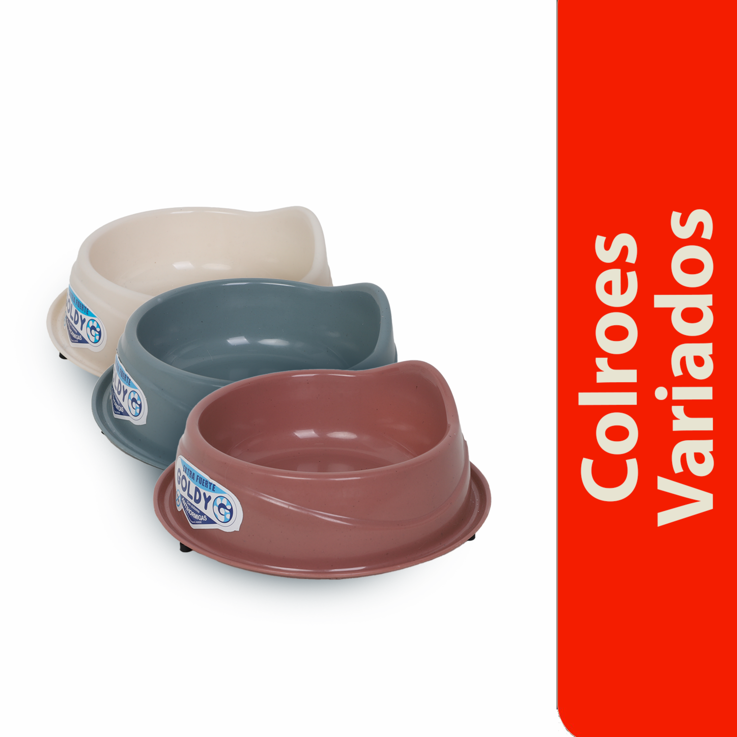 Plato Para Mascota Anti Hormigas Pequeño GOLDY 950 Cc