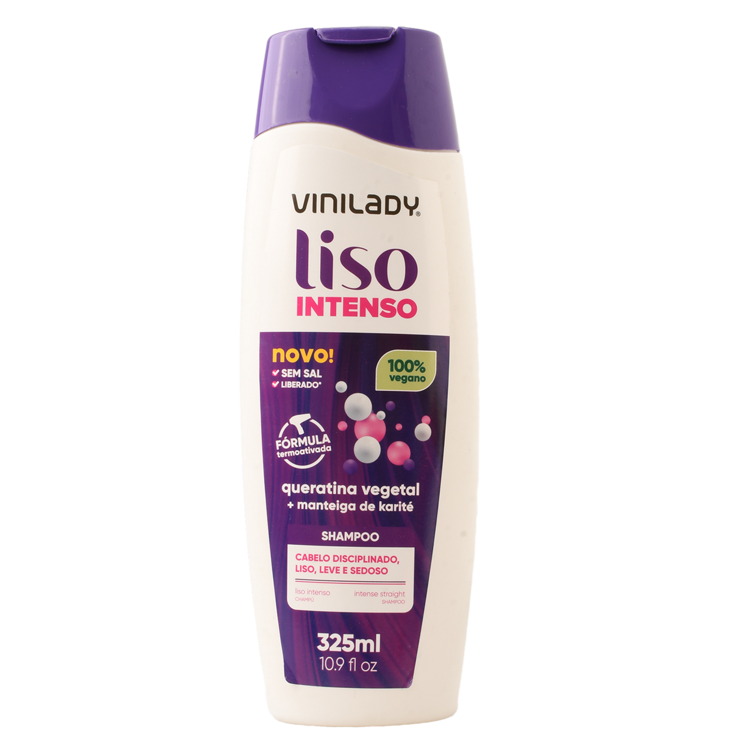 Shampoo De Cabello Liso Intenso VINILADY 325 Ml