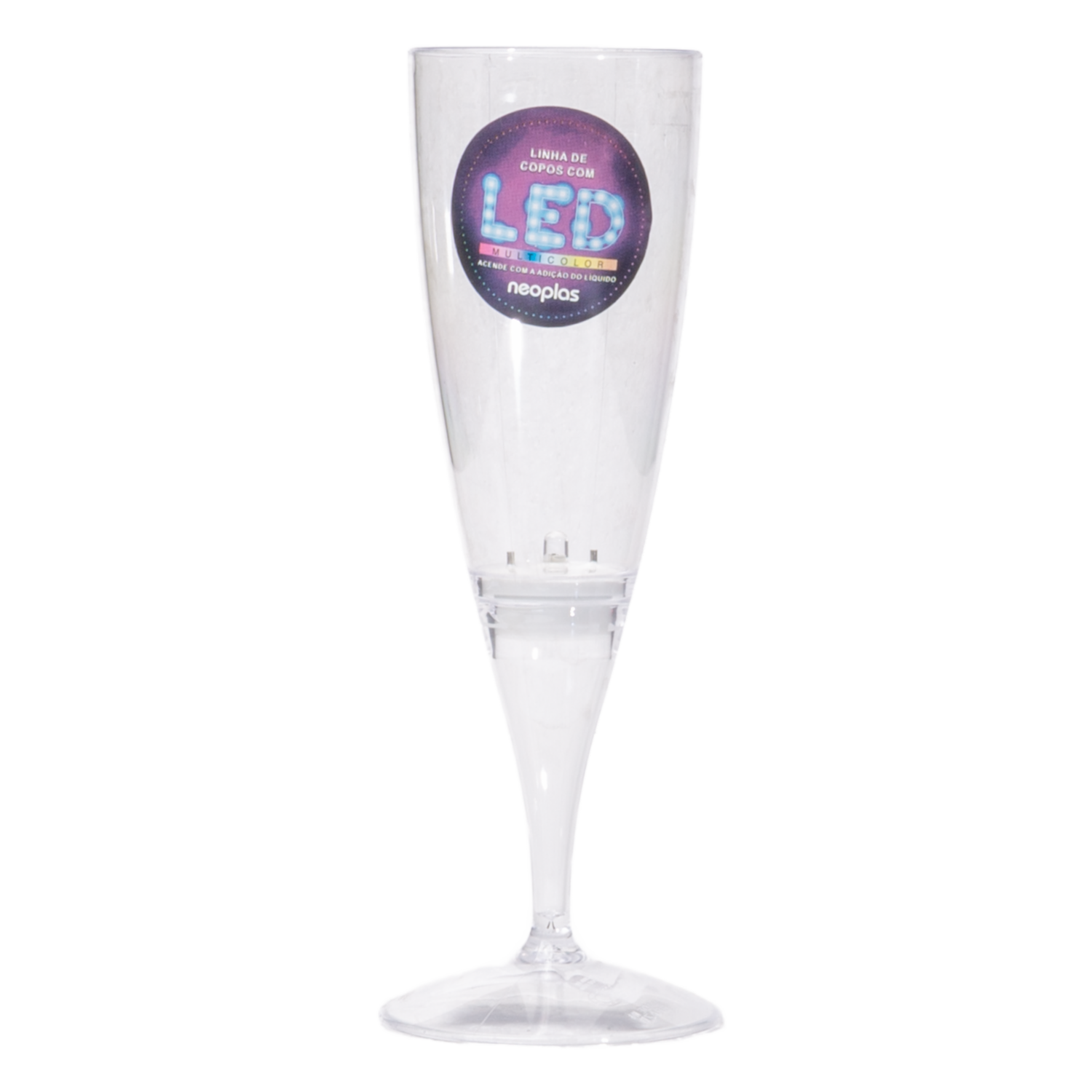 Copa De Champagne Led Transparente NEOPLAS 160 Ml