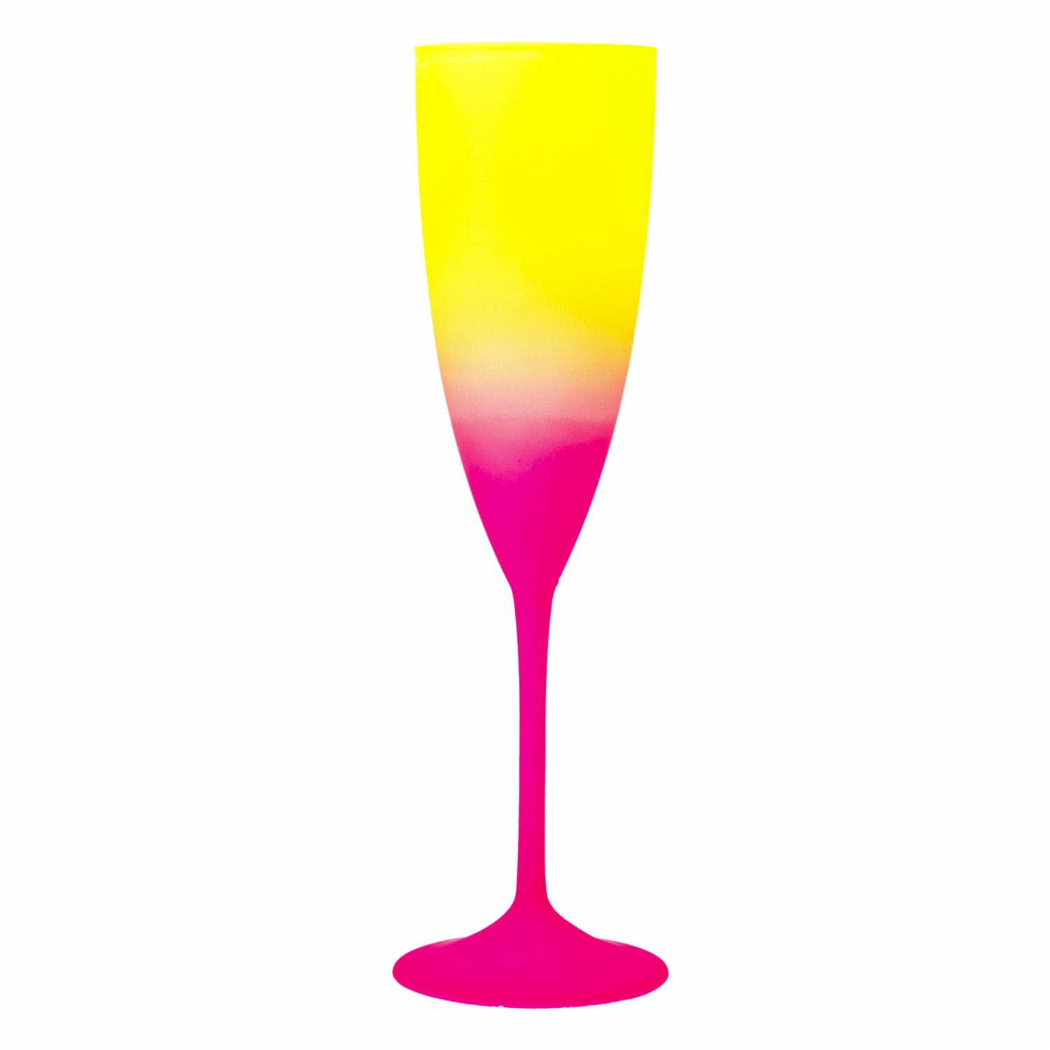 Copa Para Champagne Prime Degrade Rosado Con Amarillo NEOPLAS 170 Ml