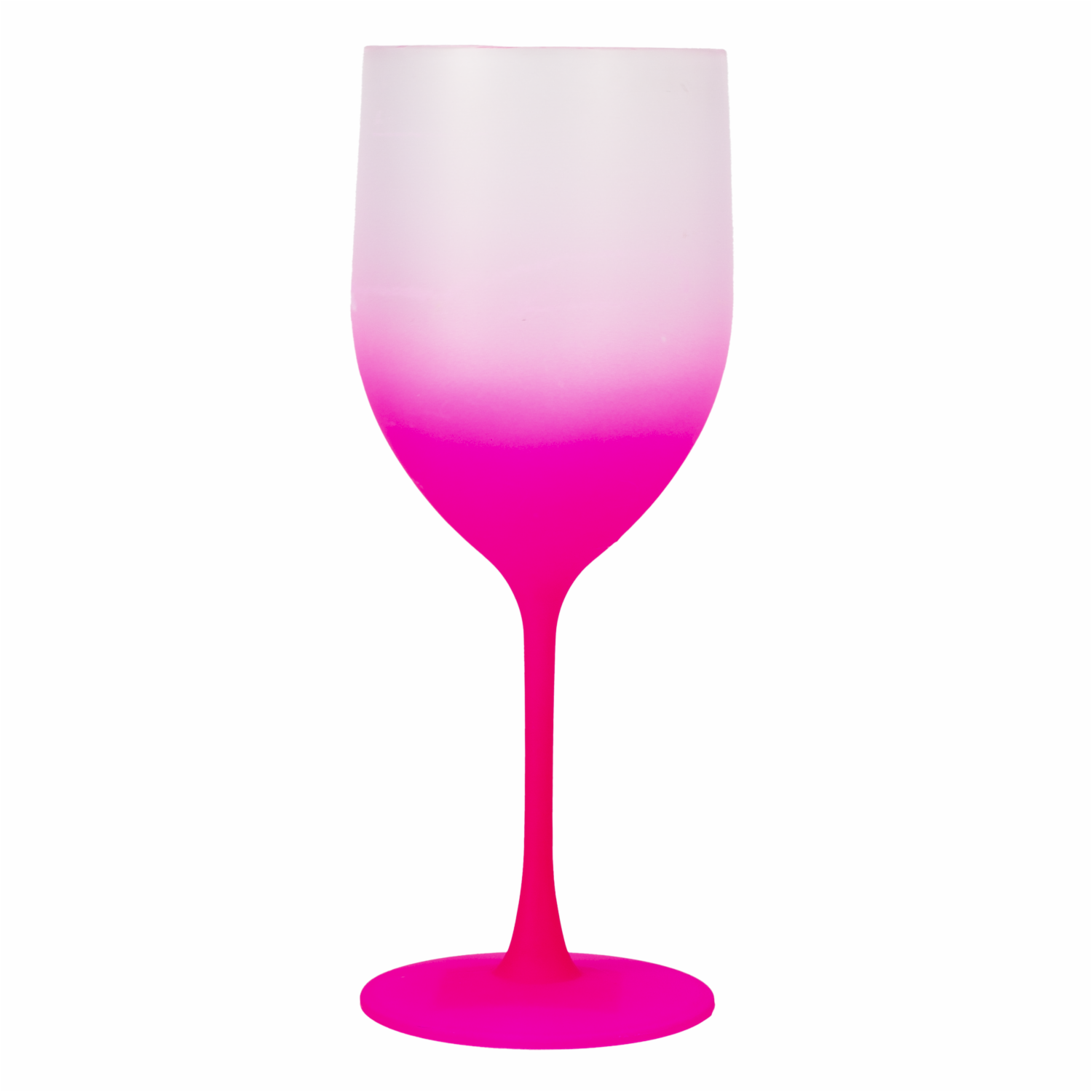 Copa Vino Génova Degrade Rosa Con Blanco NEOPLAS 400 Ml