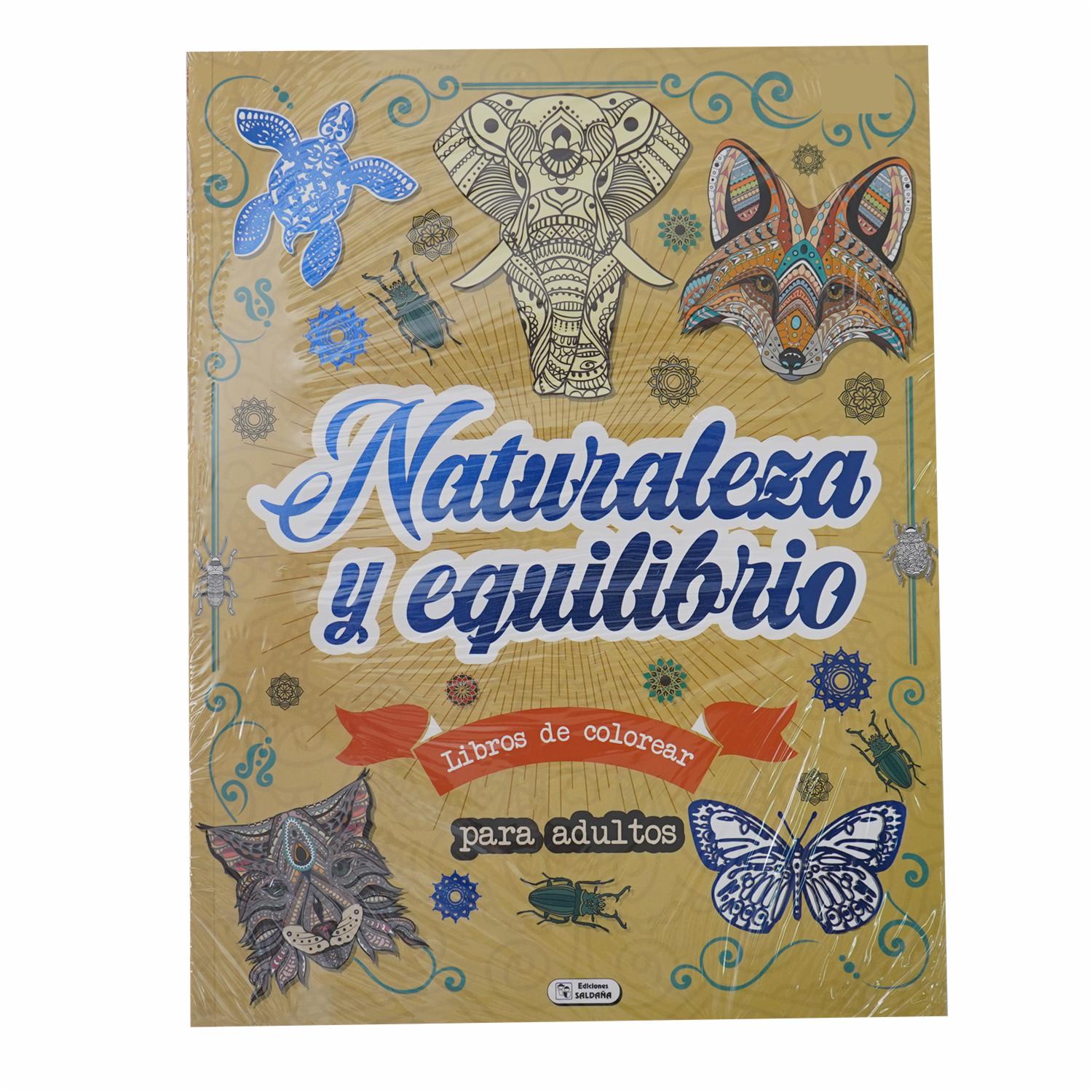 Libros Libro Para Colorear Adultos EDICIONES SALDAÑA 64 Páginas