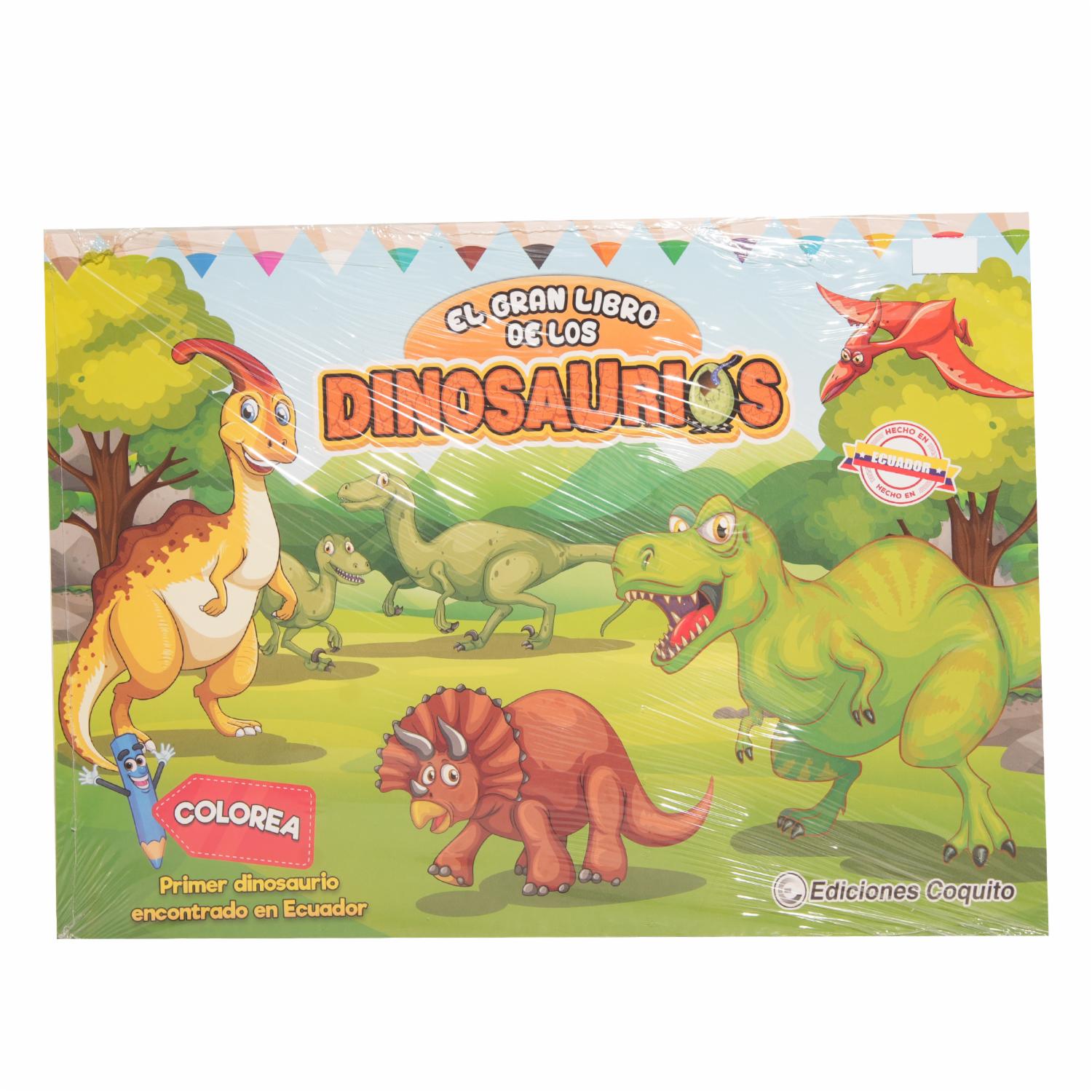 Libro Dinosaurios Colorea COQUITO 50 Páginas